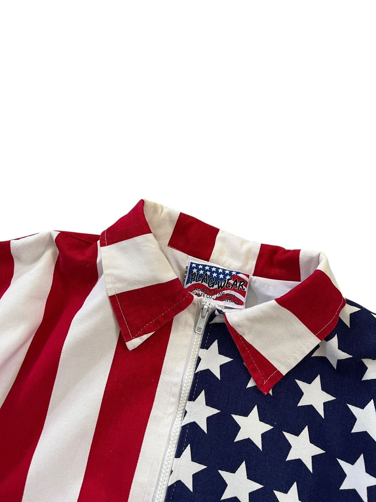 Vintage Vintage 90s Flag Wear 🇺🇸 Bomber Jacket Size US XL / EU 56 / 4 - 3 Thumbnail