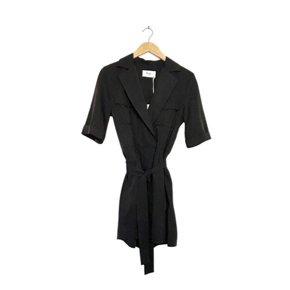 Kancan USA KanCan Edna Blazer Romper in Black - Sz M - NWT Size 30" / US 8 / IT 44 - 2 Thumbnail