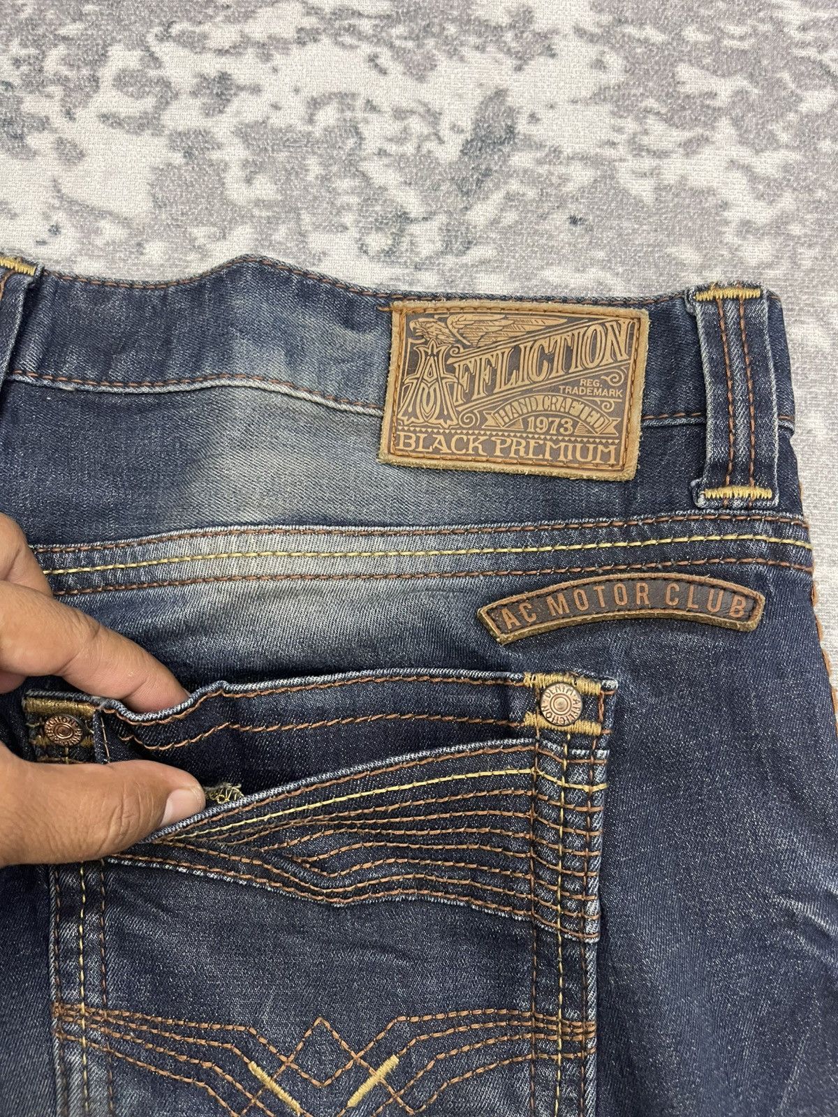 Affliction Vintage Affliction Black Premium Edition Denim Size US 36 / EU 52 - 20 Thumbnail