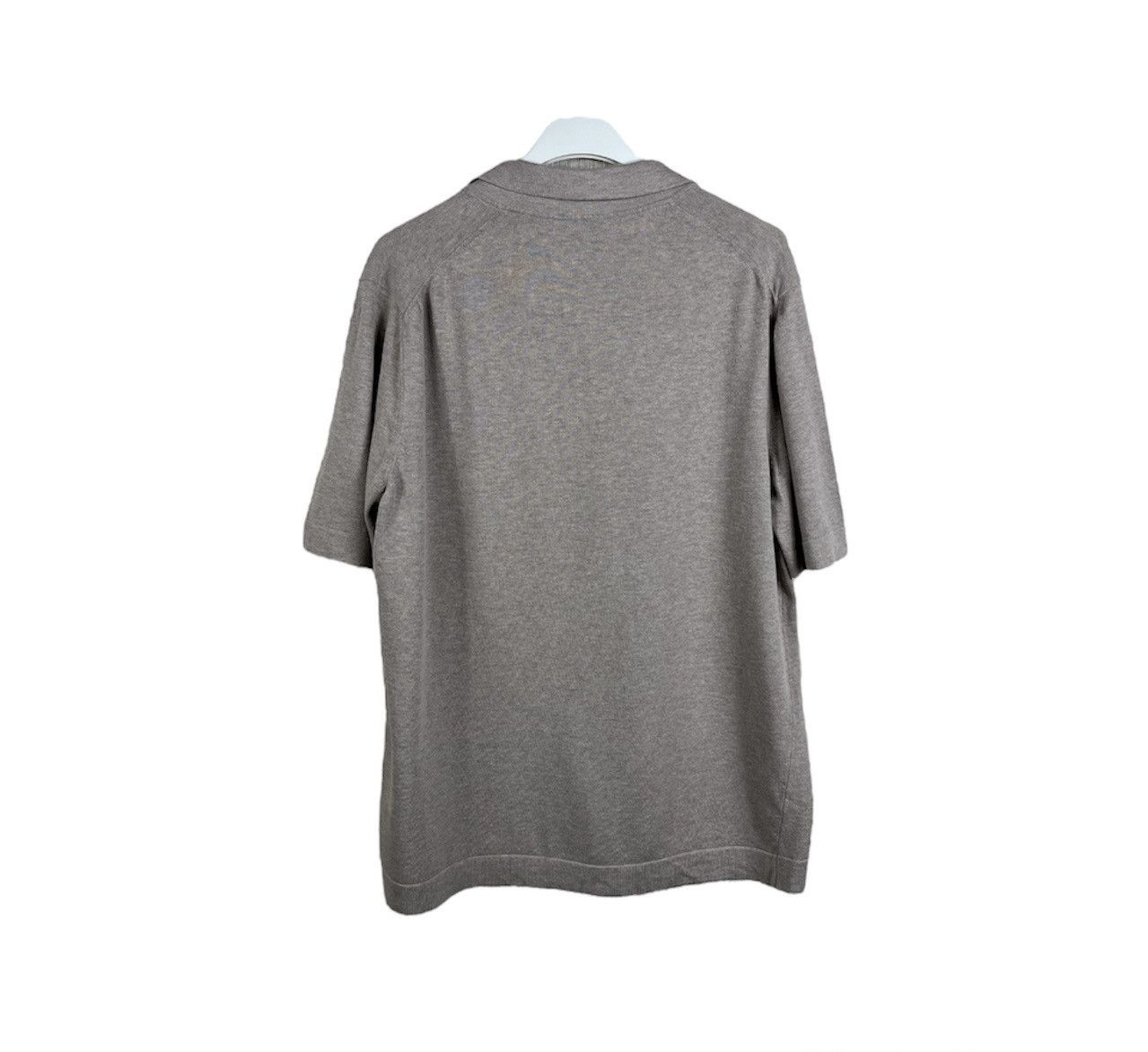 Gran Sasso Gran Sasso cotton button up short sleeve shirt tee cardigan Size US M / EU 48-50 / 2 - 2 Thumbnail