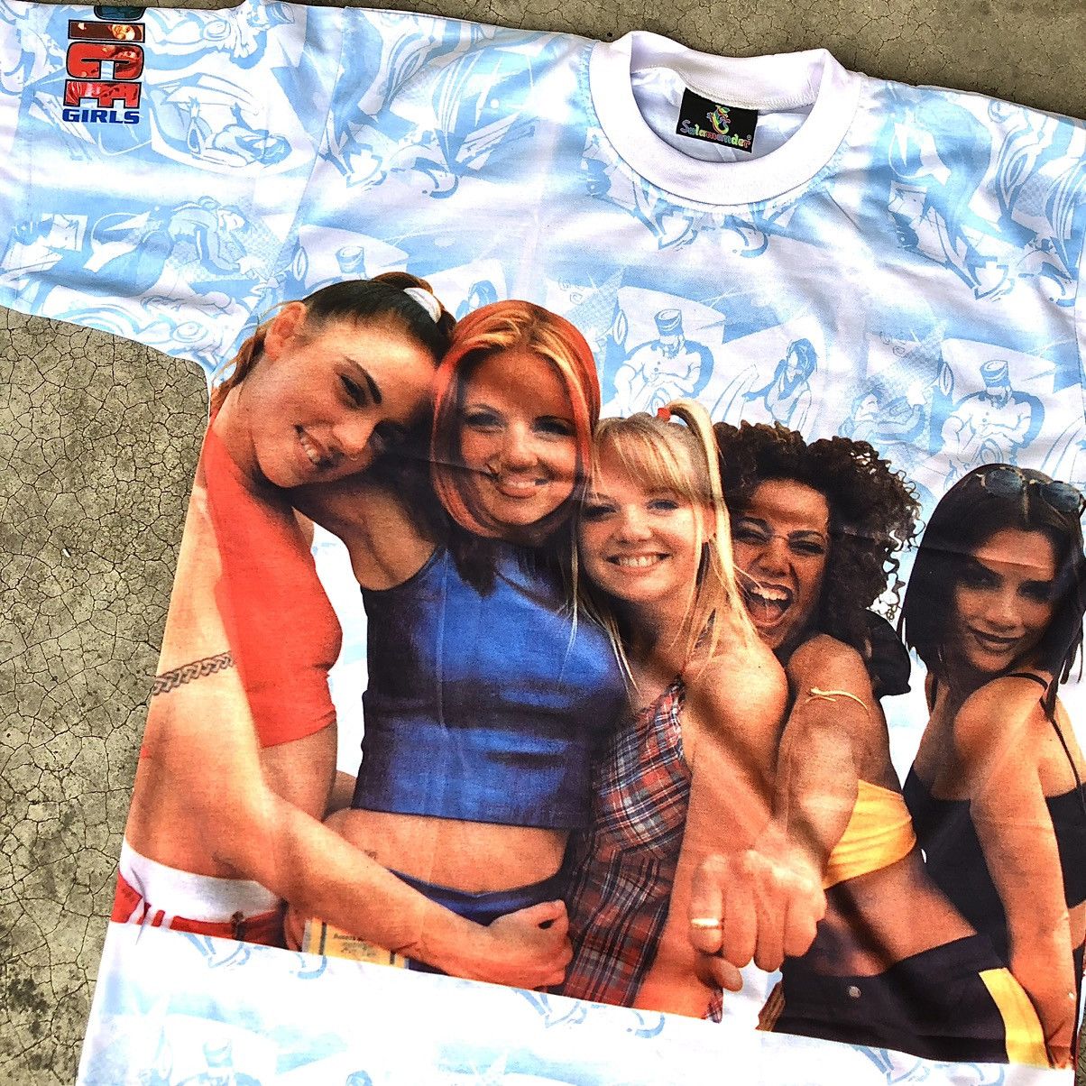 image of Rap Tees x Vintage Spice Girls Y2K T Shirt in White, Men's (Size XL)
