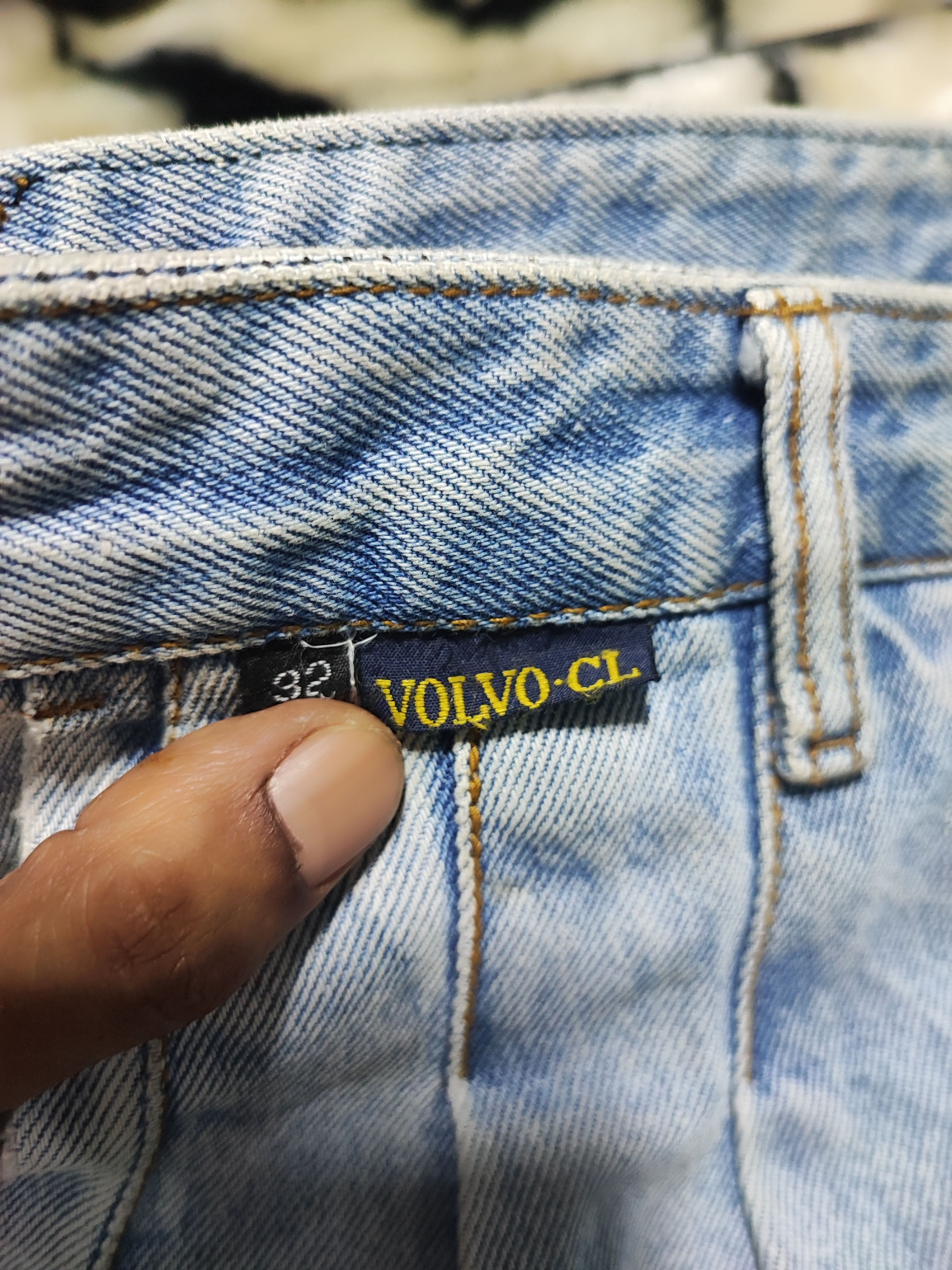 Vintage Volvo vintage y2k grunge faded blue skater baggy jeans Size US 30 / EU 46 - 8 Thumbnail
