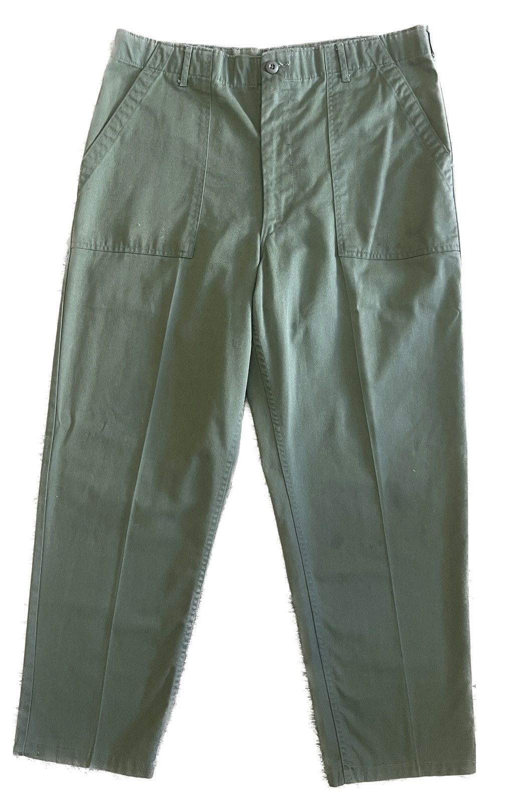 Image of 60S OG 107 Military Fatigue Trouser in Green, Men's (Size 36)