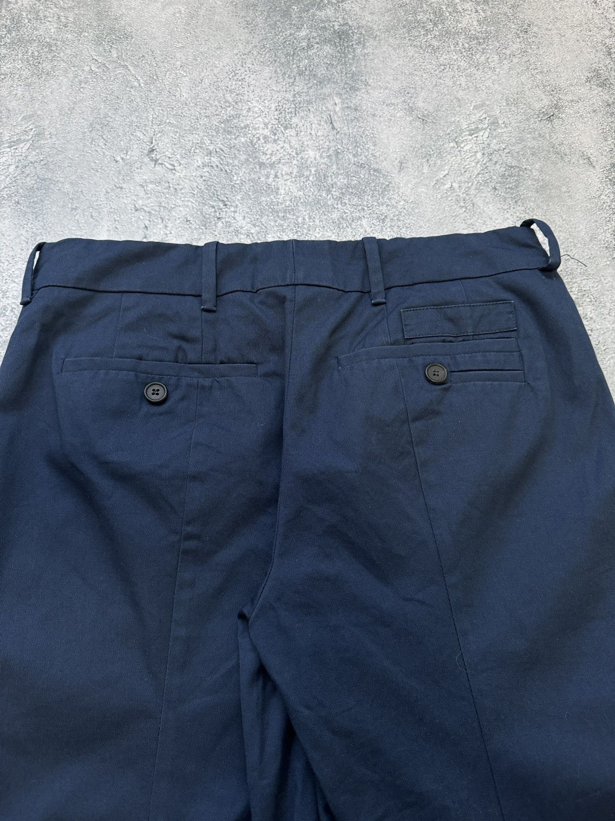 Prada Vintage Prada Flared Pants Luxury dark blue Size 38" / US 16 / IT 52 - 7 Thumbnail