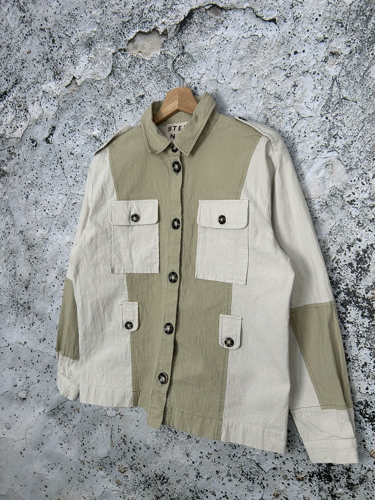 Other Stella Nova Scandi Minimalist Light Overshirt Jacket Premium Size XS / US 0-2 / IT 36-38 - 2 Thumbnail