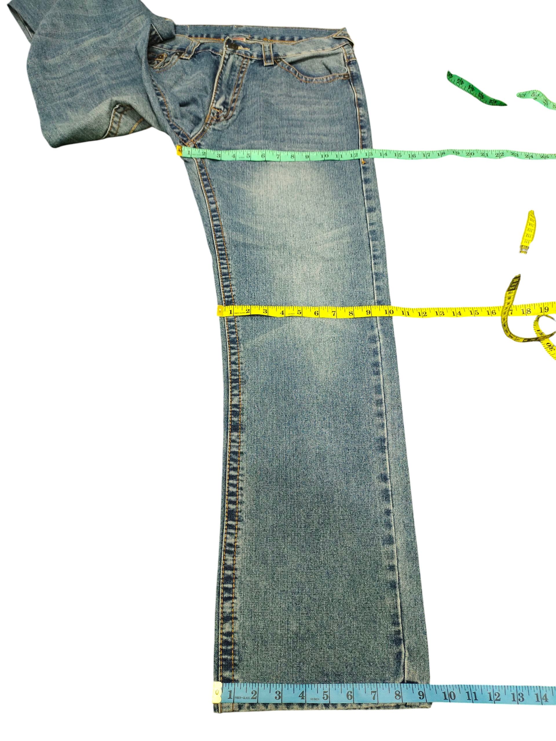 True Religion Vintage Y2k True Religion Usa Ricky Denim Jeans Size US 36 / EU 52 - 17 Thumbnail