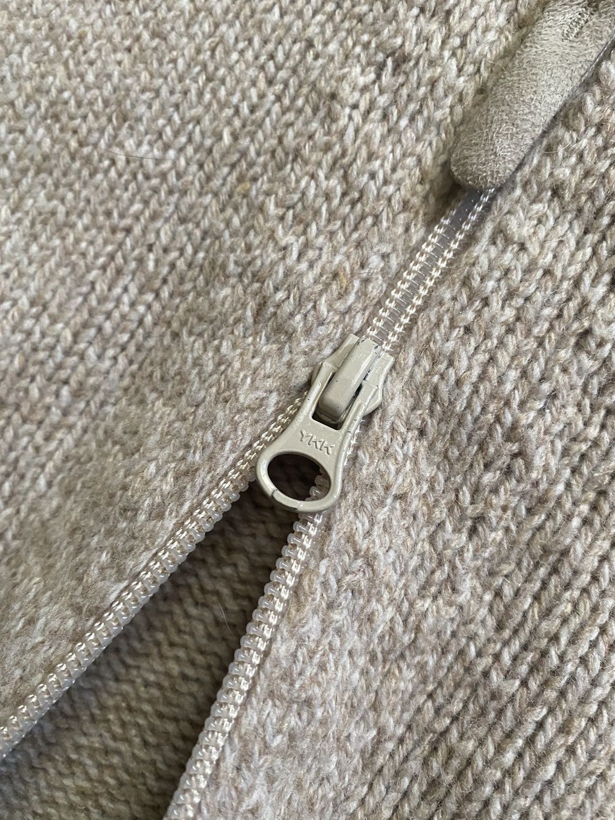 Lacoste × Vintage Lacoste vintage beige wool double zip sweater Size US L / EU 52-54 / 3 - 7 Thumbnail