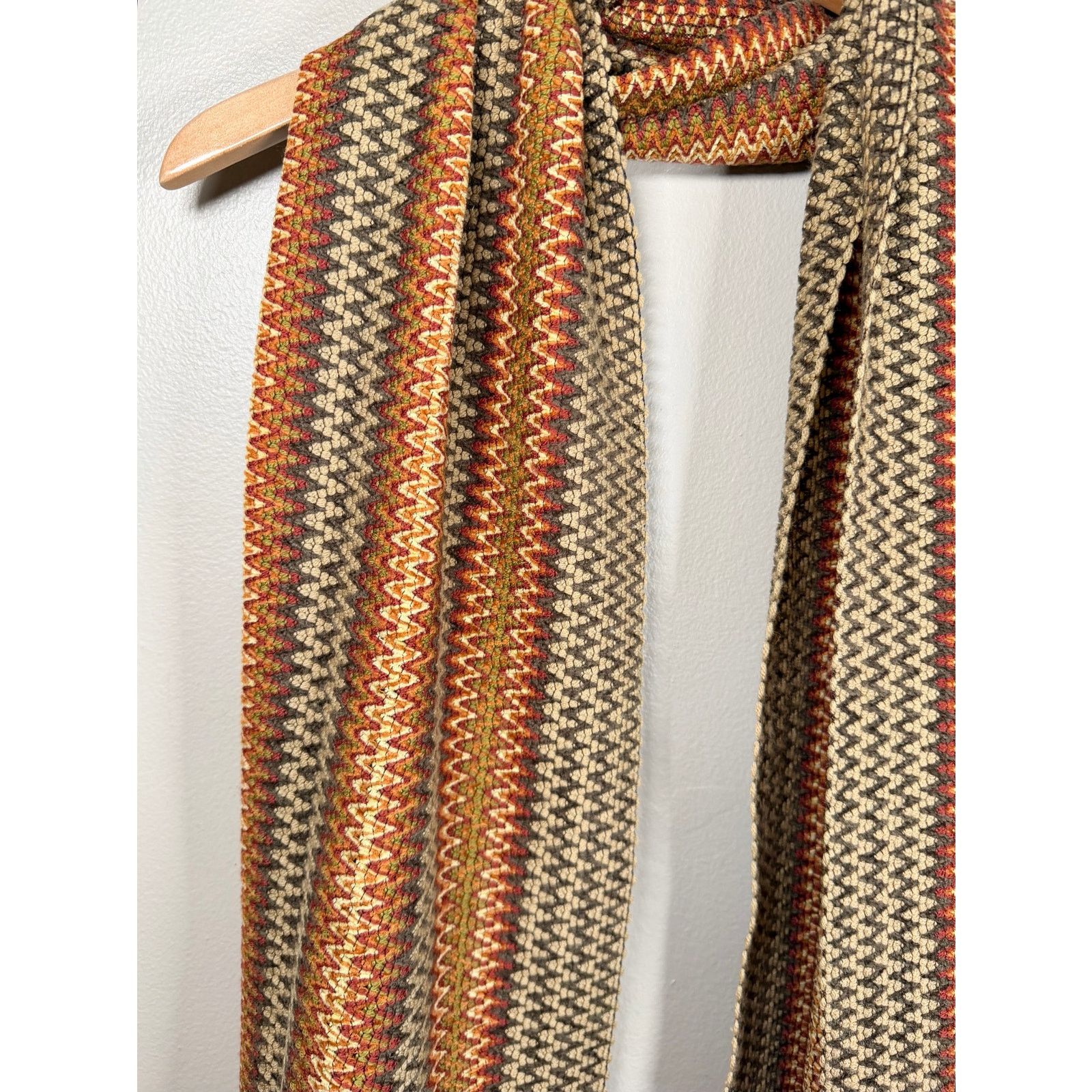 Missoni Missoni Sciarpe Knit Chevron Fringe Scarf $390 Size ONE SIZE - 9 Thumbnail