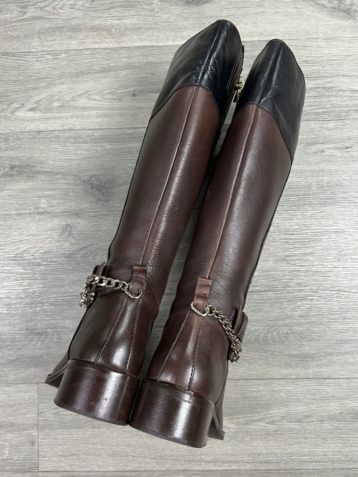 Jasper Conran JASPER CONRAN CHAINED LEATHER BOOTS UK 5 Size US 7.5 / IT 37.5 - 8 Thumbnail
