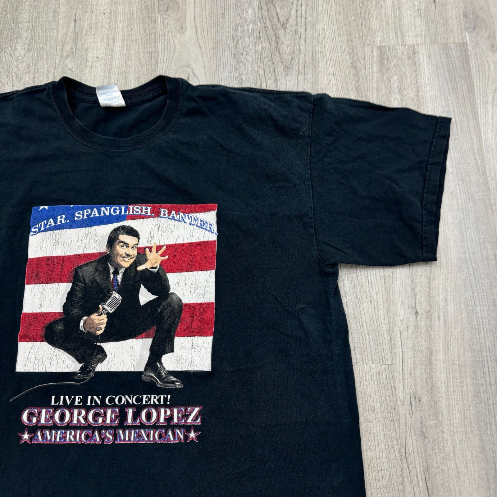Vintage Vintage George Lopez Shirt Men's XL 2008 America's Mexican Size US XL / EU 56 / 4 - 2 Thumbnail
