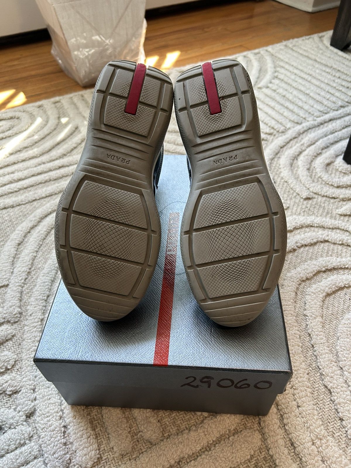 Prada Prada Americas Cup High Blue Lagoon/Silver Size US 7 / EU 40 - 5 Thumbnail