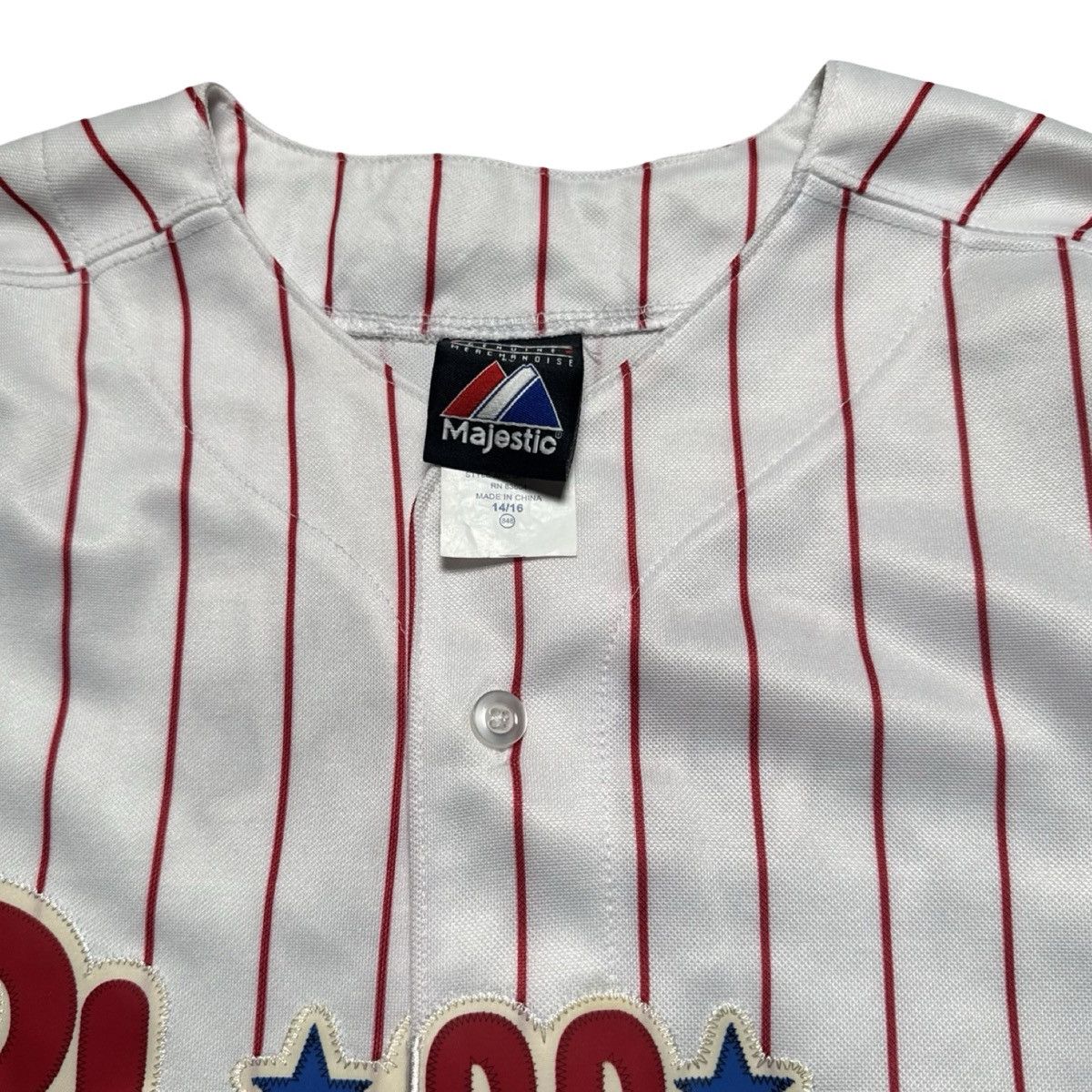 Majestic Philadelphia Phillies Hunter Pence #3 Jersey Youth 14-16 Size US XXS / EU 40 - 3 Thumbnail