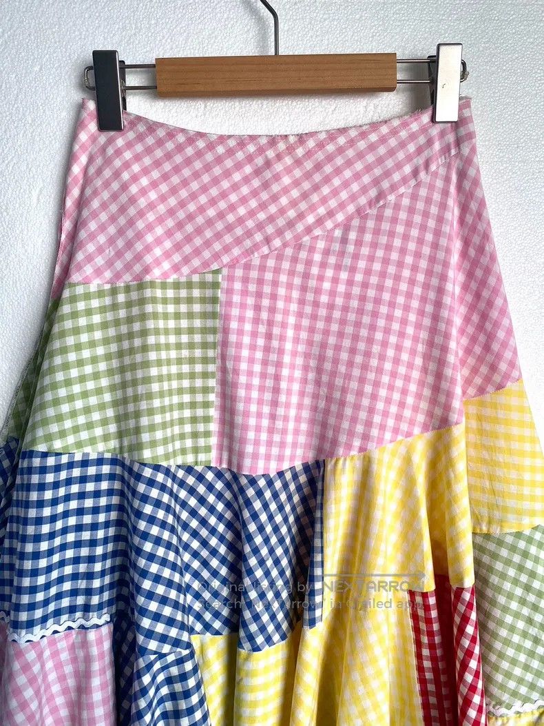 Comme des Garcons Comme Des Garcons size M Dual hem multicolored plaid patch Size 23" - 3 Thumbnail