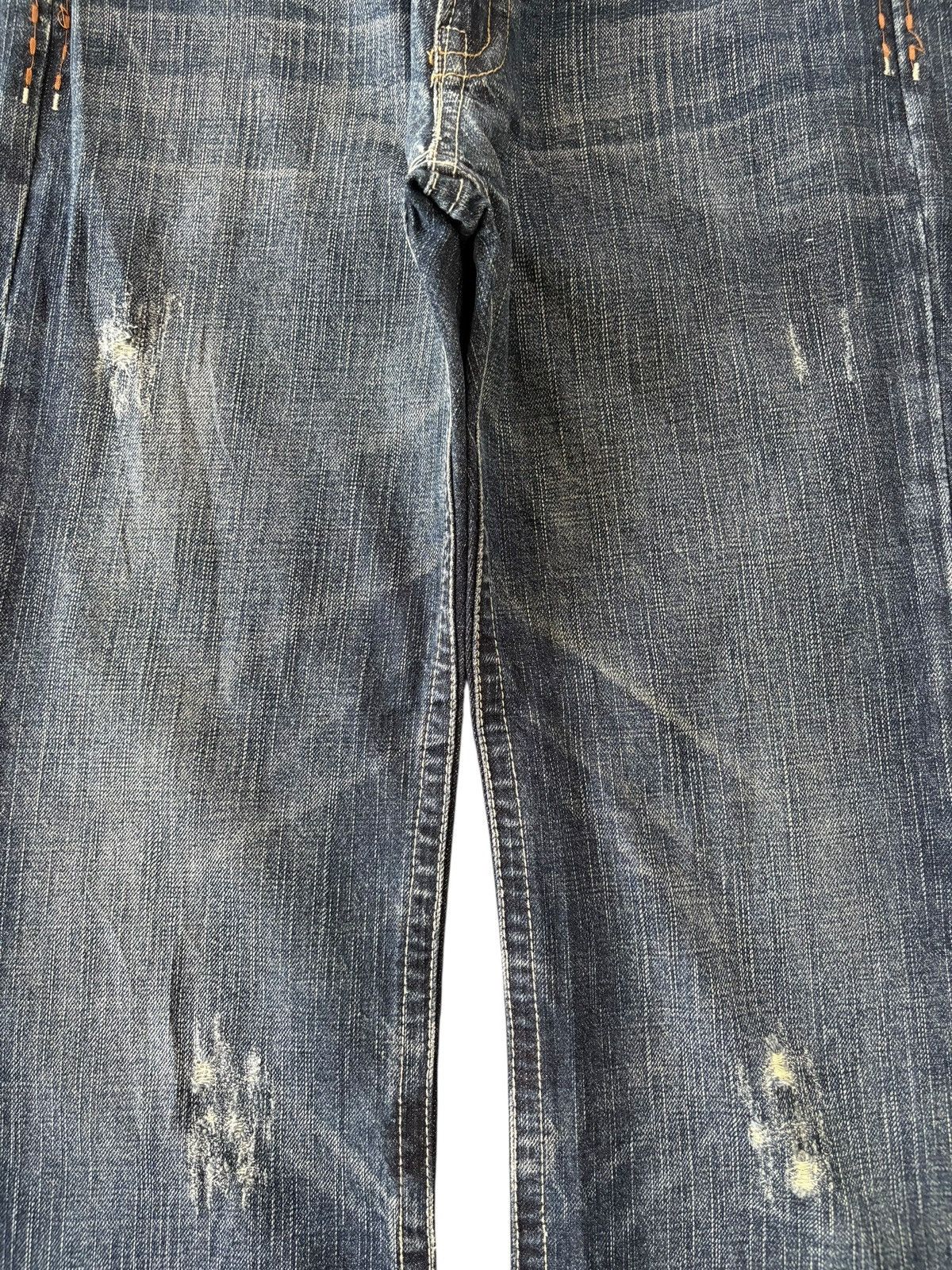 Japanese Brand Vintage Japanese Brand Distressed Bootcut Jeans Size US 30 / EU 46 - 5 Thumbnail