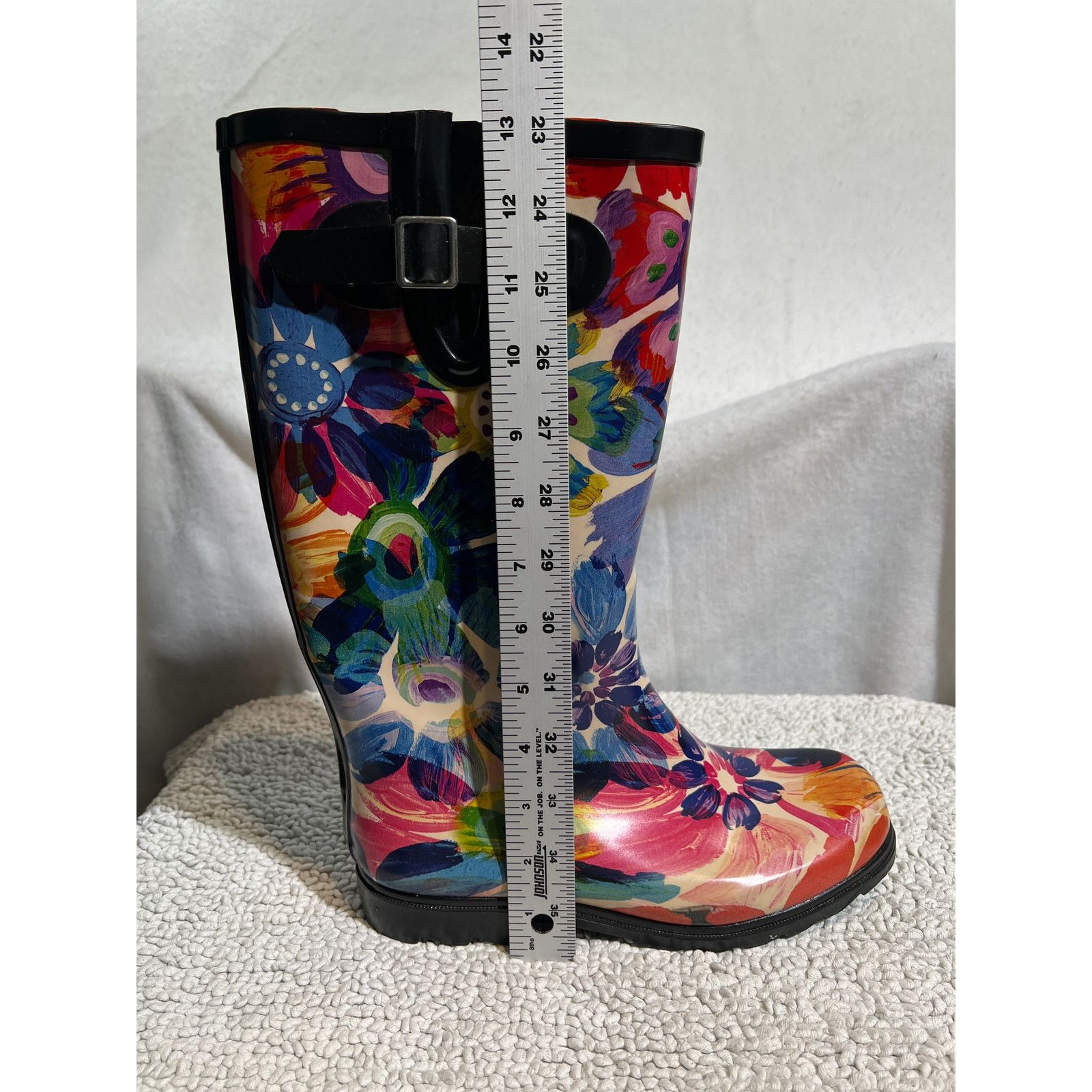 Nomad Nomad T & W Drench Rain Boots Size 8 Rubber Pull On Floral Size US 8 / IT 38 - 8 Thumbnail
