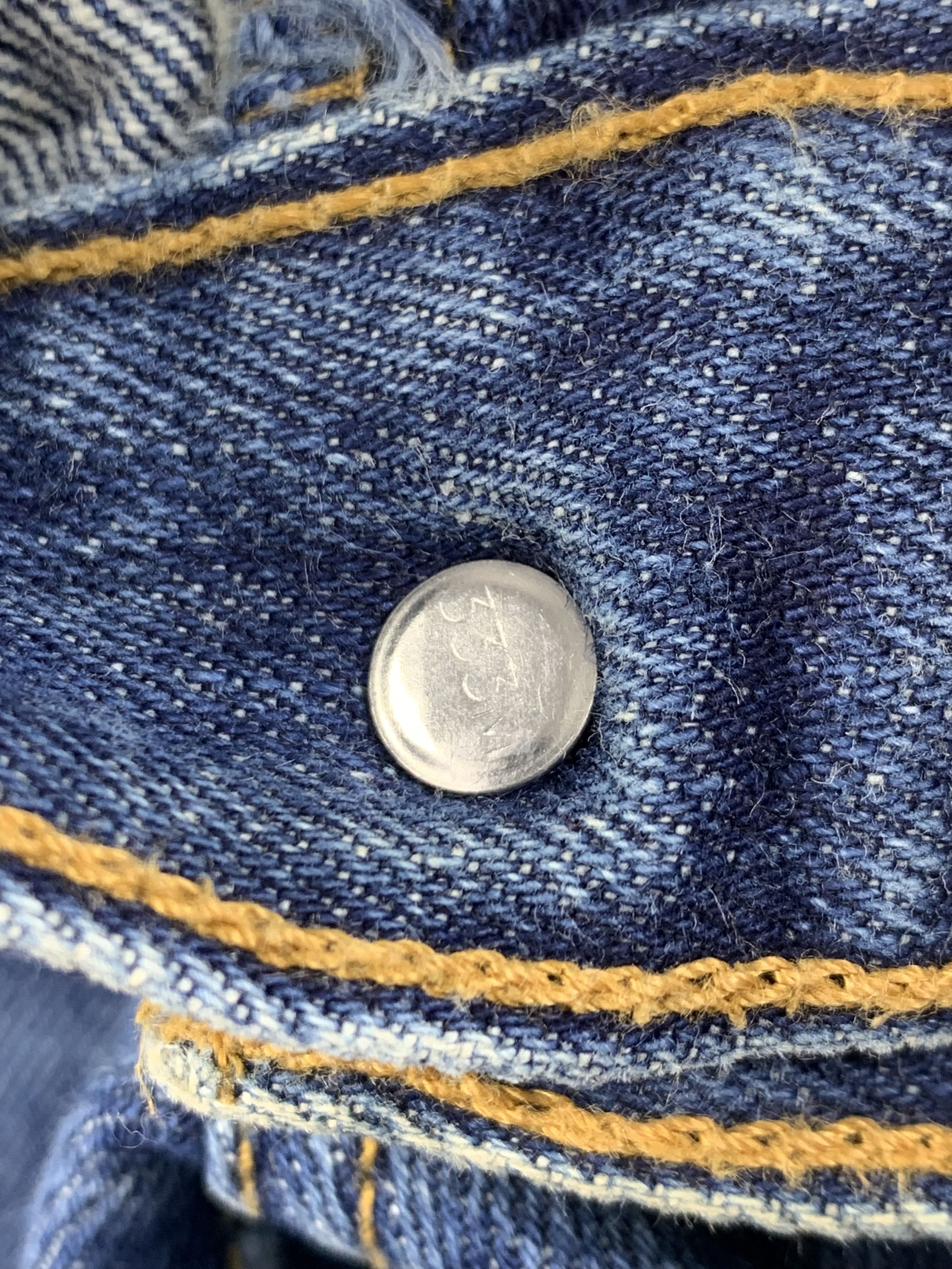Levi's × Vintage Vintage Levis 501 Faded Blue Jeans DP2204 Size US 38 / EU 54 - 19 Thumbnail