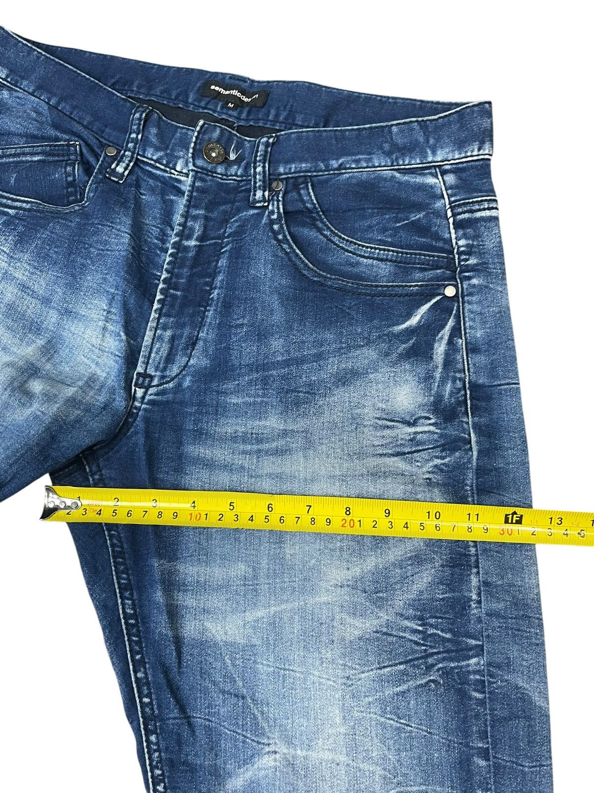 semanticdesign Vintage Semanticdesign Jeans Slimfit Stretchable Size US 32 / EU 48 - 14 Thumbnail