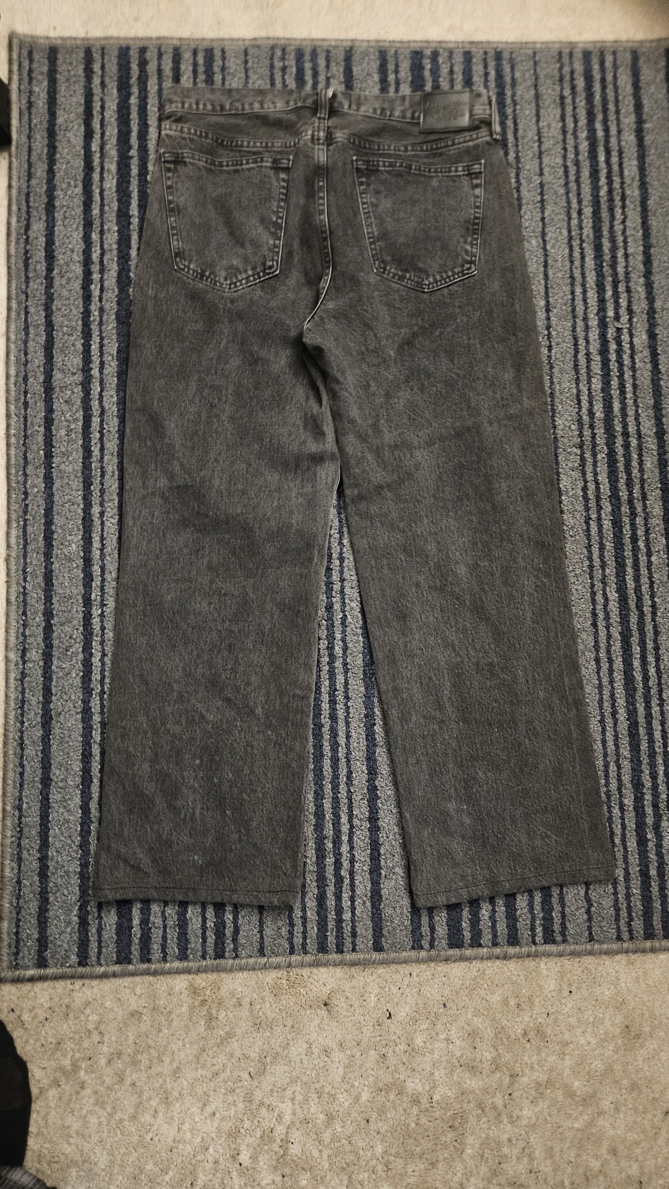 Abercrombie & Fitch Abercrombie baggy black jeans Size US 33 - 3 Thumbnail