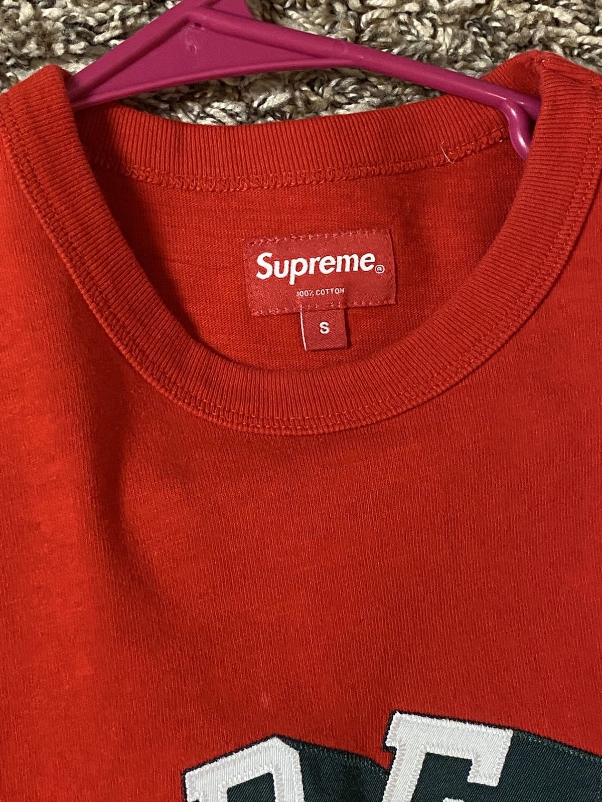Supreme Red Supreme Tee Size US S / EU 44-46 / 1 - 3 Thumbnail