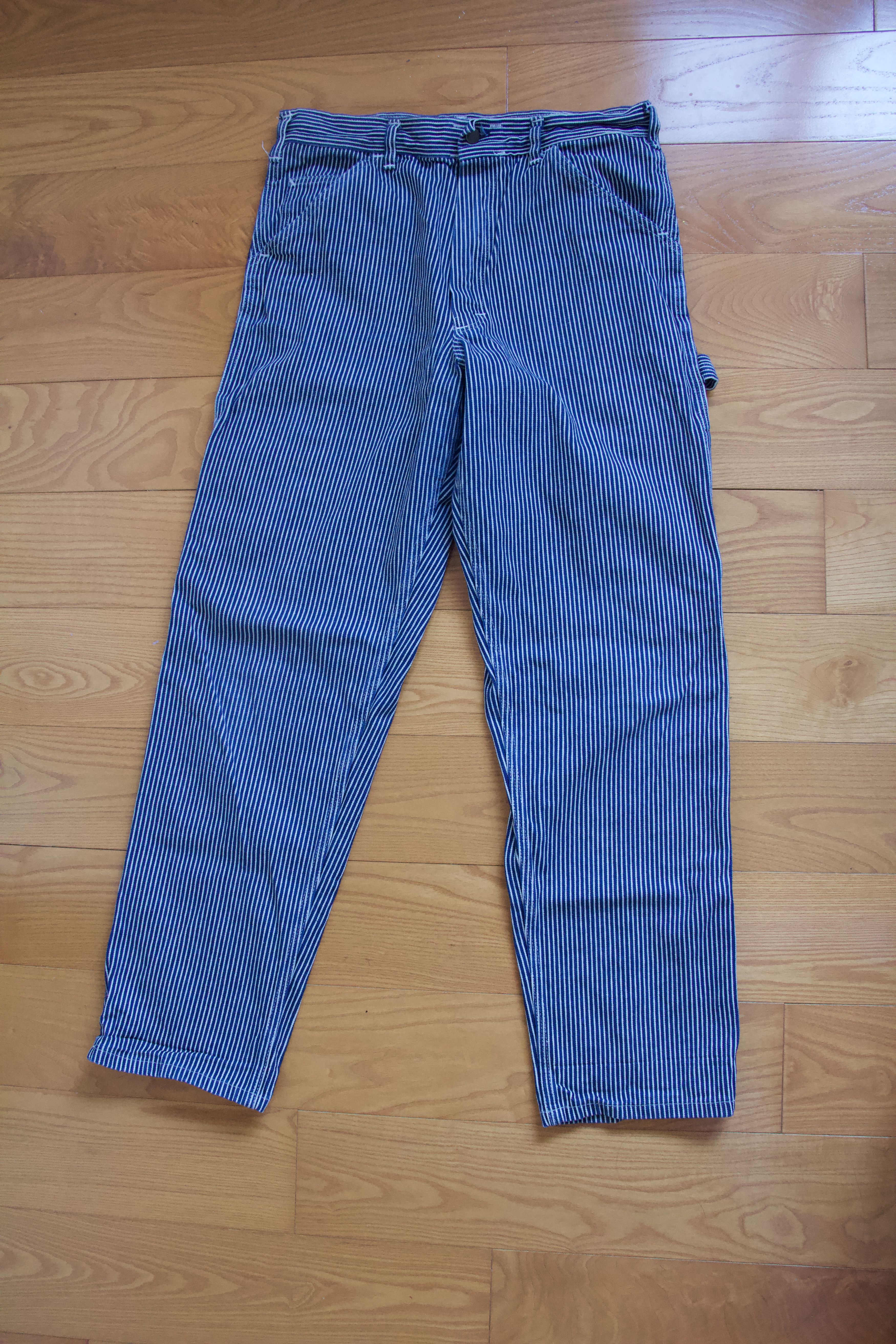 Stan Ray Stan Ray Railroad Stripe Cotton Carpenter Pant W US 32 Size 32" / US 10 / IT 46 - 3 Thumbnail