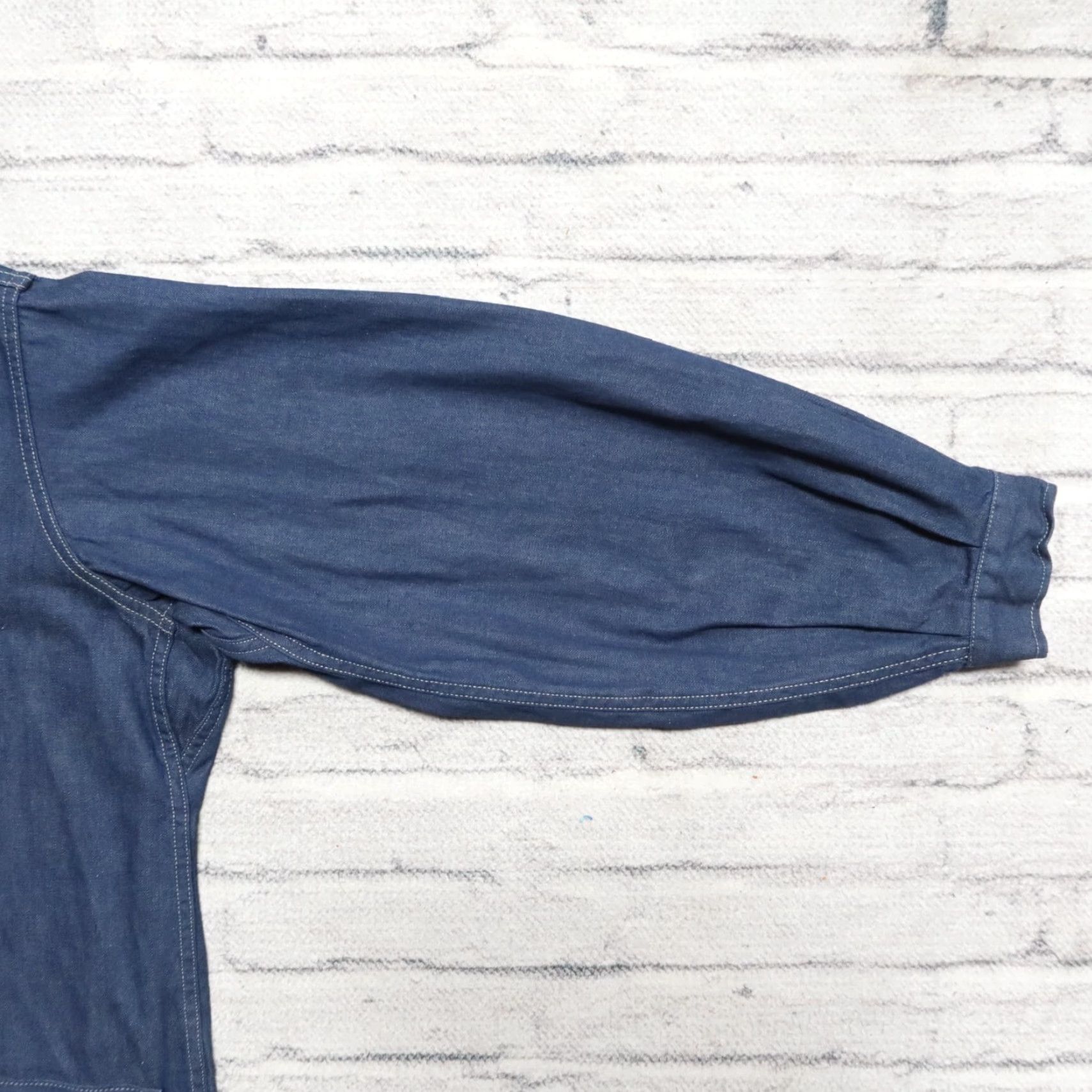 Levi's VINTAGE Levi's Denim Jacket / Made & Crafted / Pullover Anorak / M / Dark Wash / Jacket / Men Size US M / EU 48-50 / 2 - 5 Thumbnail
