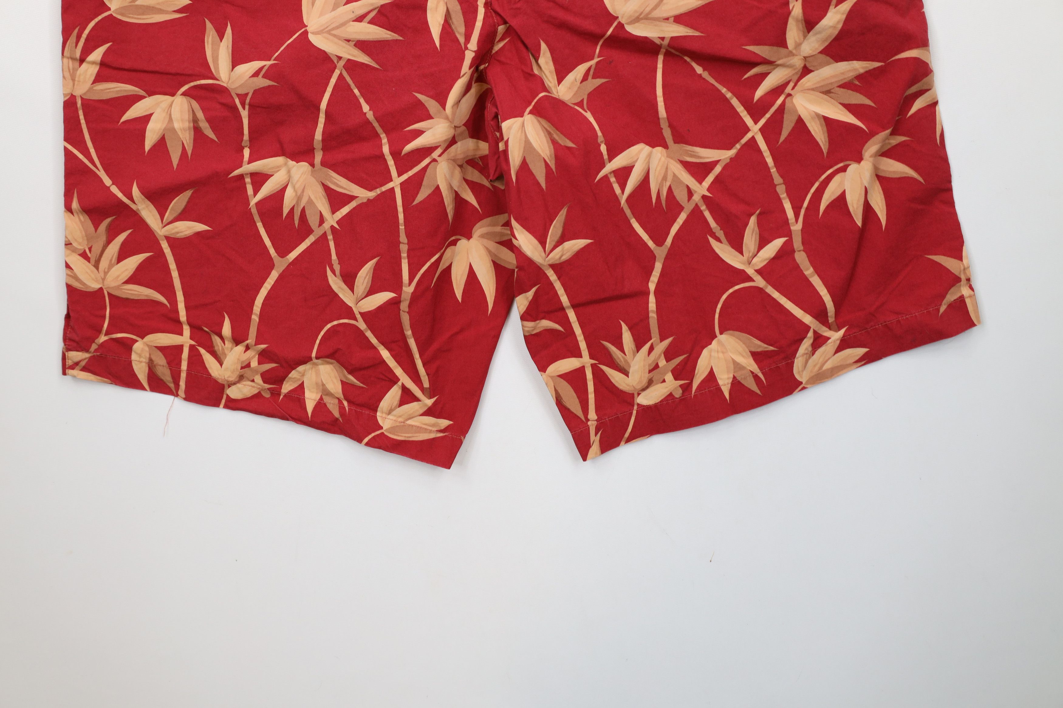 Ralph Lauren × Vintage Vintage 90s Ralph Lauren Flower Lined Shorts Trunks USA Size US 36 / EU 52 - 13 Thumbnail