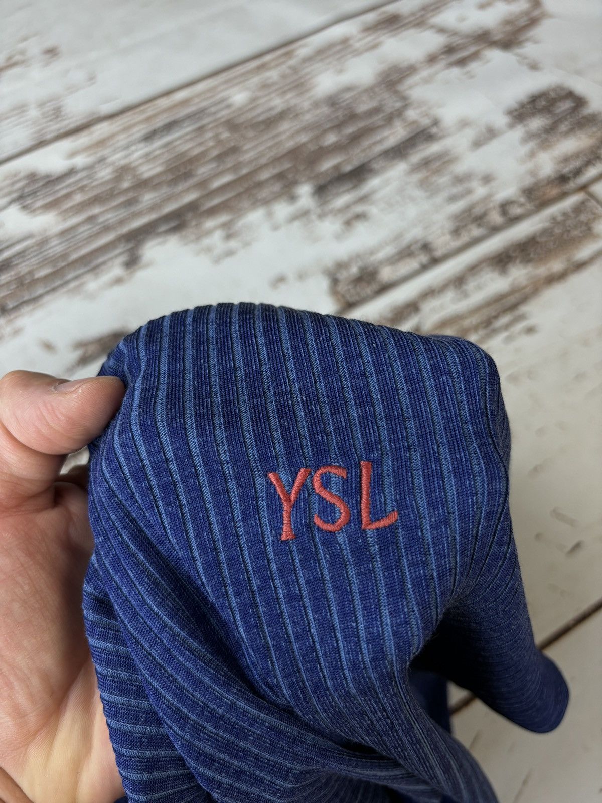 Yves Saint Laurent Vintage Yves Saint Laurent Logo YSL 90s T-Shirt Size US L / EU 52-54 / 3 - 6 Thumbnail