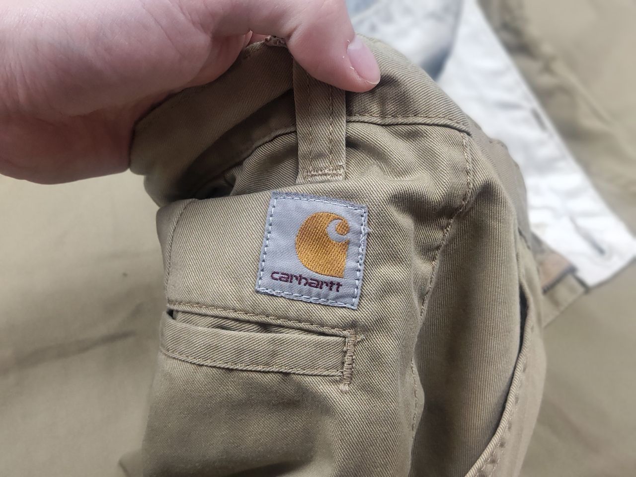 Carhartt Carhartt Wip Tander Beige Canvas Trouser Pants Vintage Style Size US 32 / EU 48 - 12 Thumbnail