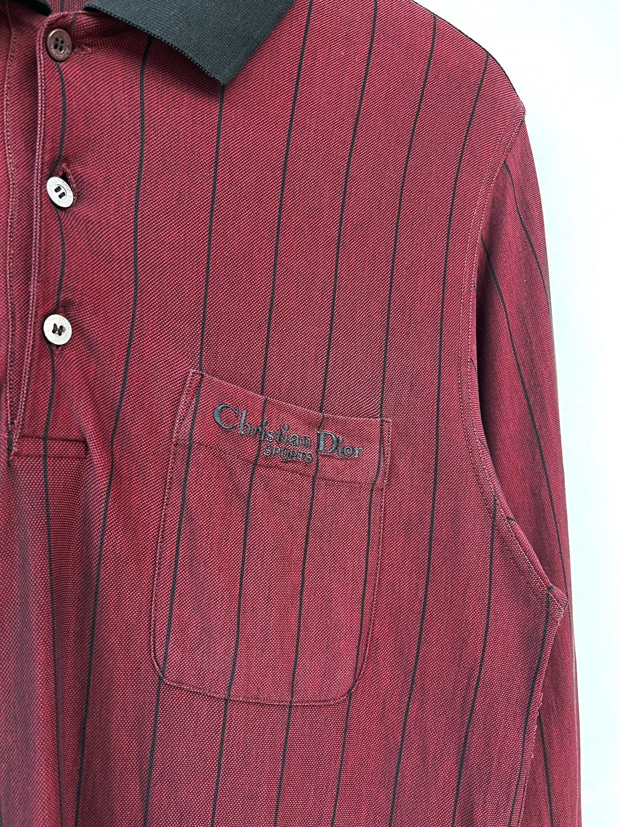 Hedi Slimane Vintage Cristian Dior Monsieur Sports LongSleeve Polos Size US M / EU 48-50 / 2 - 3 Thumbnail