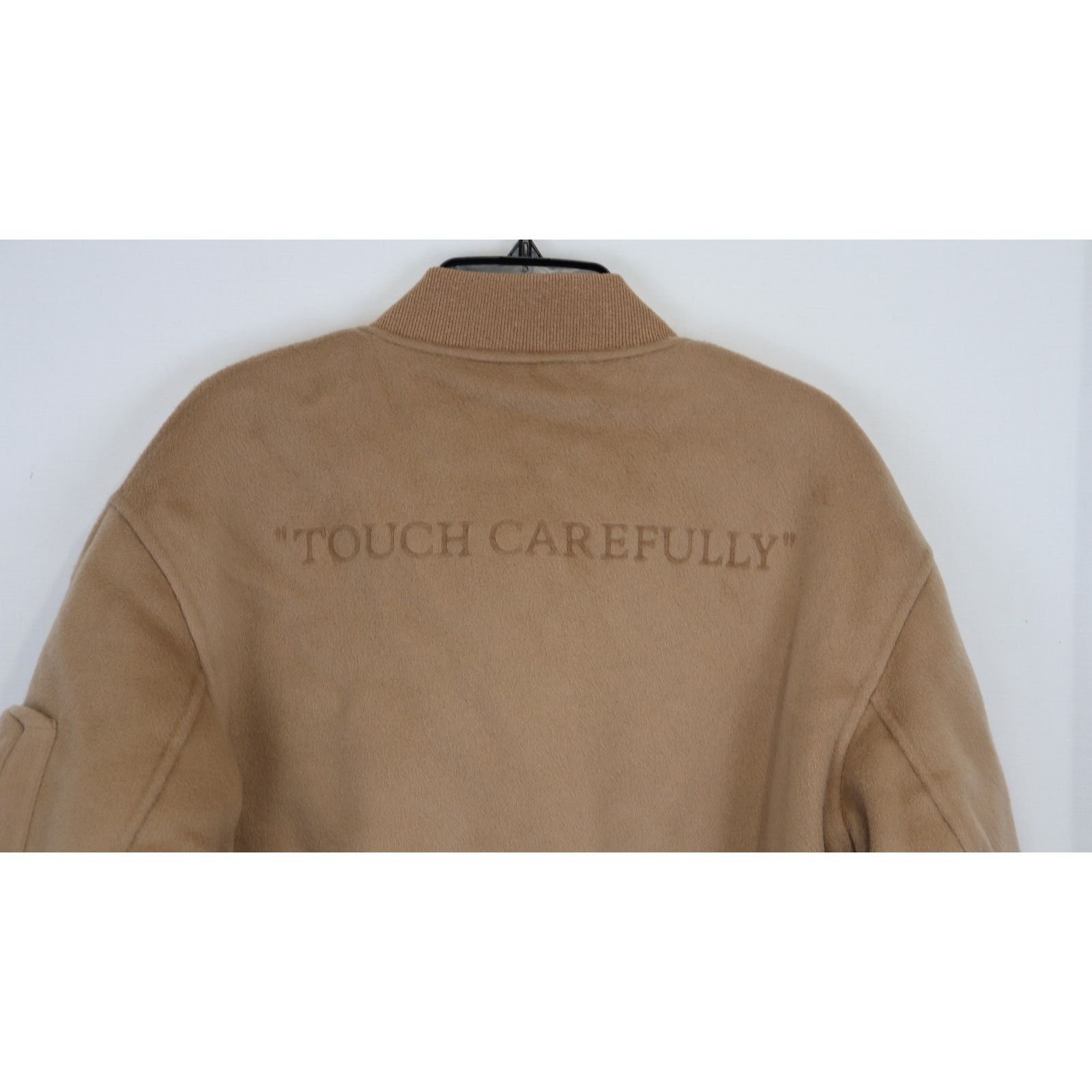 Off-White o1rshd1 " Touch Carefully " Jacket in Brown Size US M / EU 48-50 / 2 - 18 Thumbnail