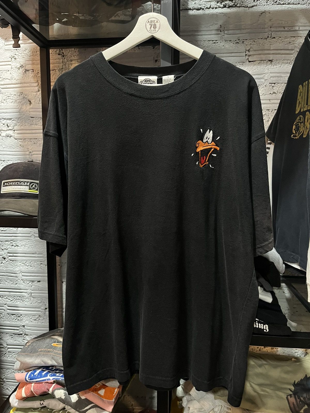Acme Clothing Daffy Duck Looney Tunes Cartoon Tee 90s Size US L / EU 52-54 / 3 - 1 Thumbnail