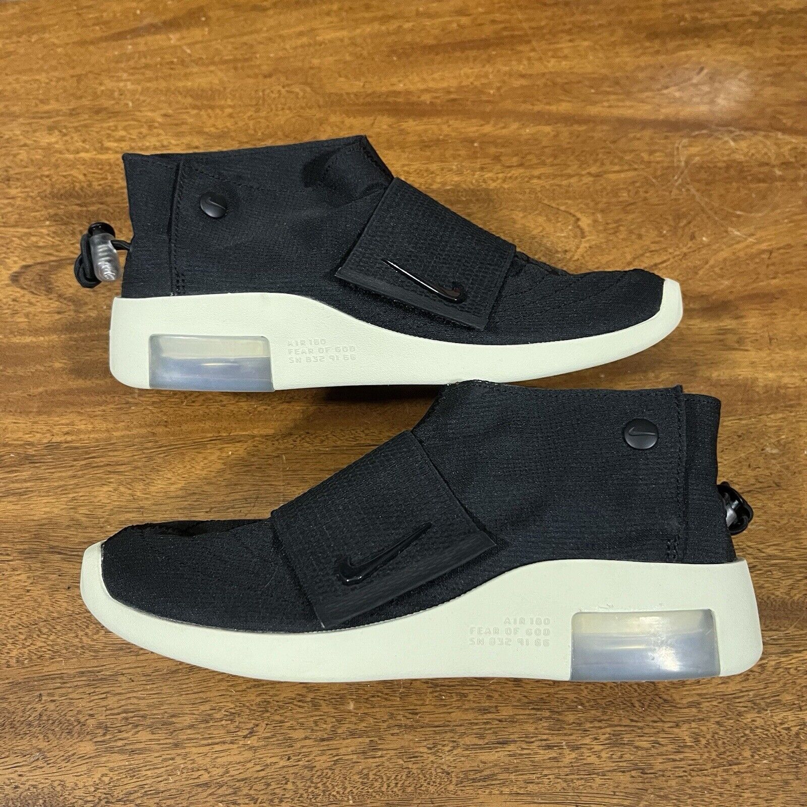 Nike Size 4 - Nike Air Fear Of God Moc Black Size US 5.5 / IT 35.5 - 2 Thumbnail