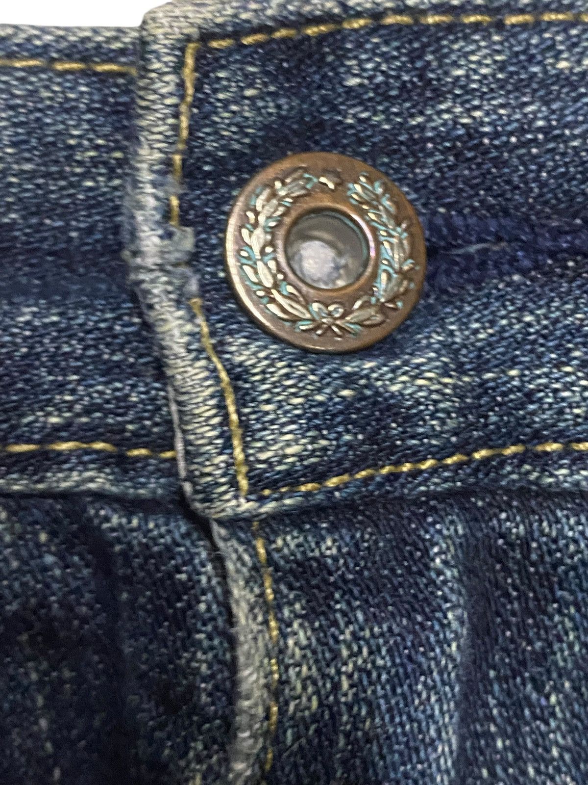 Japanese Brand Vintage Japanese Brand Back Number Faded Distressed Loose Size US 34 / EU 50 - 9 Thumbnail