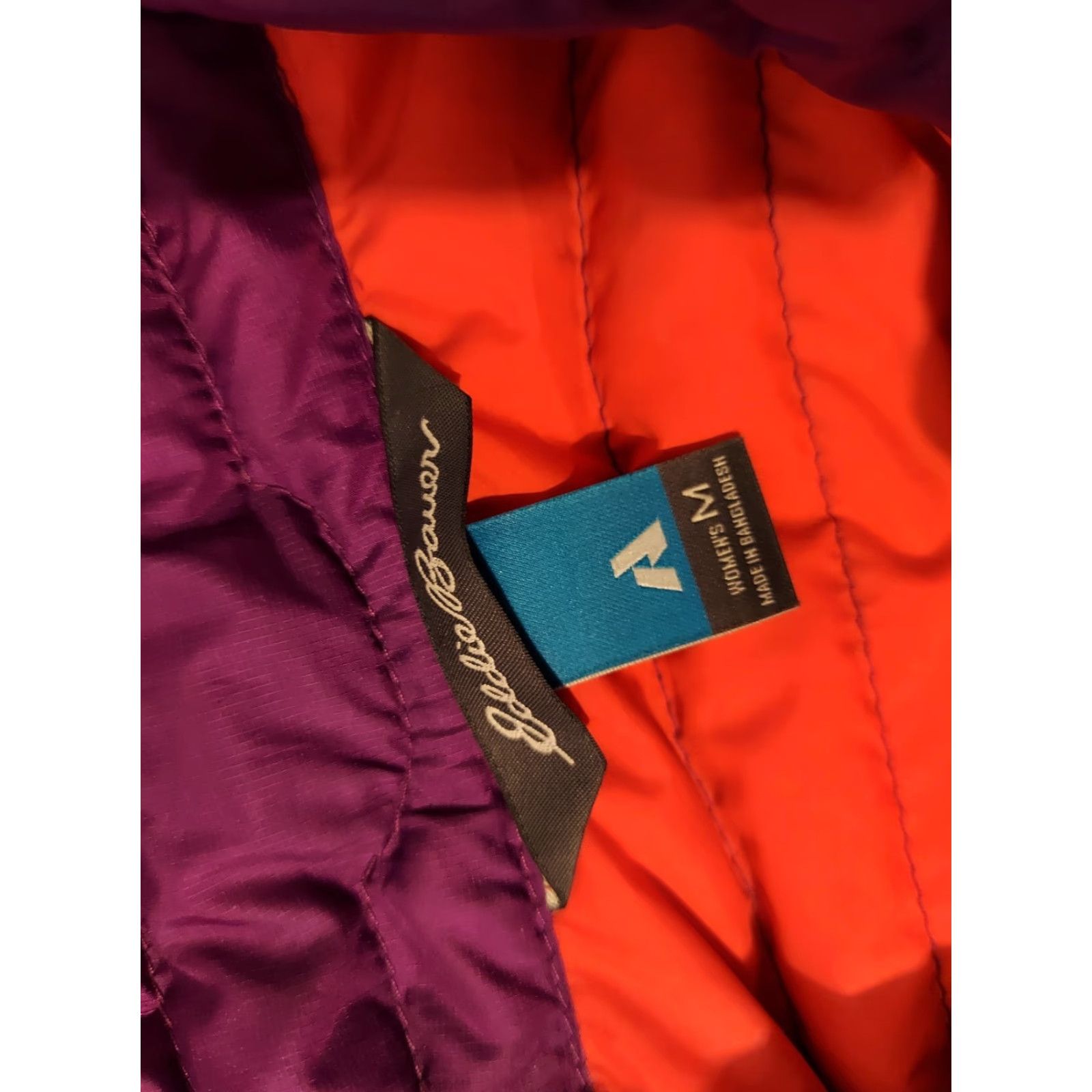 Eddie Bauer Womens Eddie Bauer Vest M Medium Purple Full Zip Athletic Outdoor Puffer Jacket Size M / US 6-8 / IT 42-44 - 4 Thumbnail