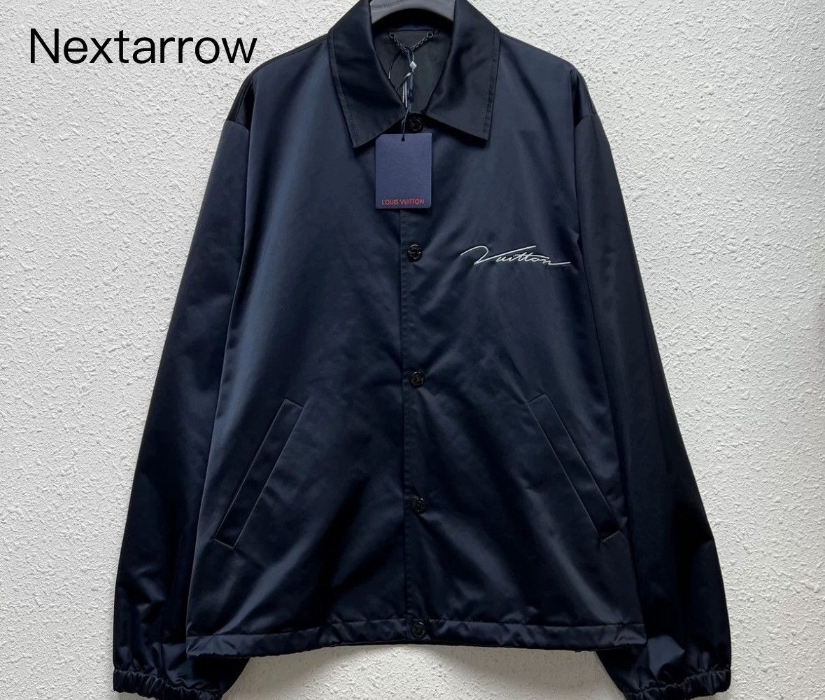 Louis Vuitton LOUIS VUITTON LV 23FW Peace Dove Silk Coach Jacket Size US M / EU 48-50 / 2 - 1 Thumbnail