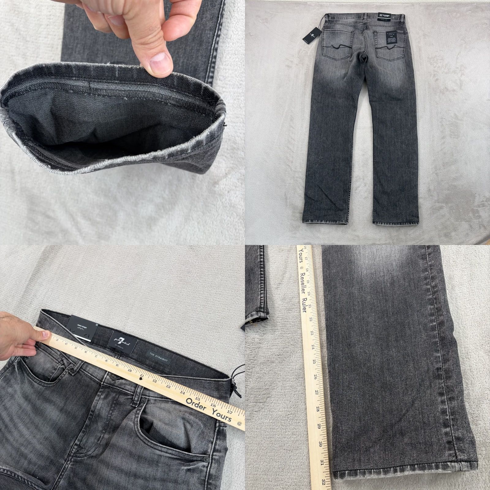 7 For All Mankind VINTAGE? The Straight Half Step Airweft Japanese Fabric Men 32x32 NWT 7 For All Mankind Size US 32 / EU 48 - 8 Thumbnail