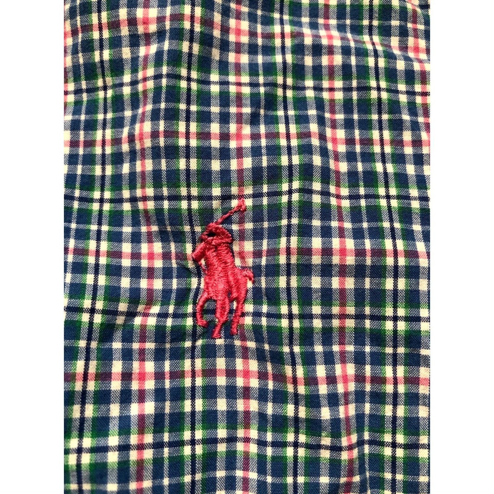 Ralph Lauren Ralph Lauren Shirt Mens Large Multicolor Madras Plaid Classic Fit Button-Up Long Sleeve Collared Logo Embroidered Cotton Woven Casual Business Size US L / EU 52-54 / 3 - 6 Thumbnail