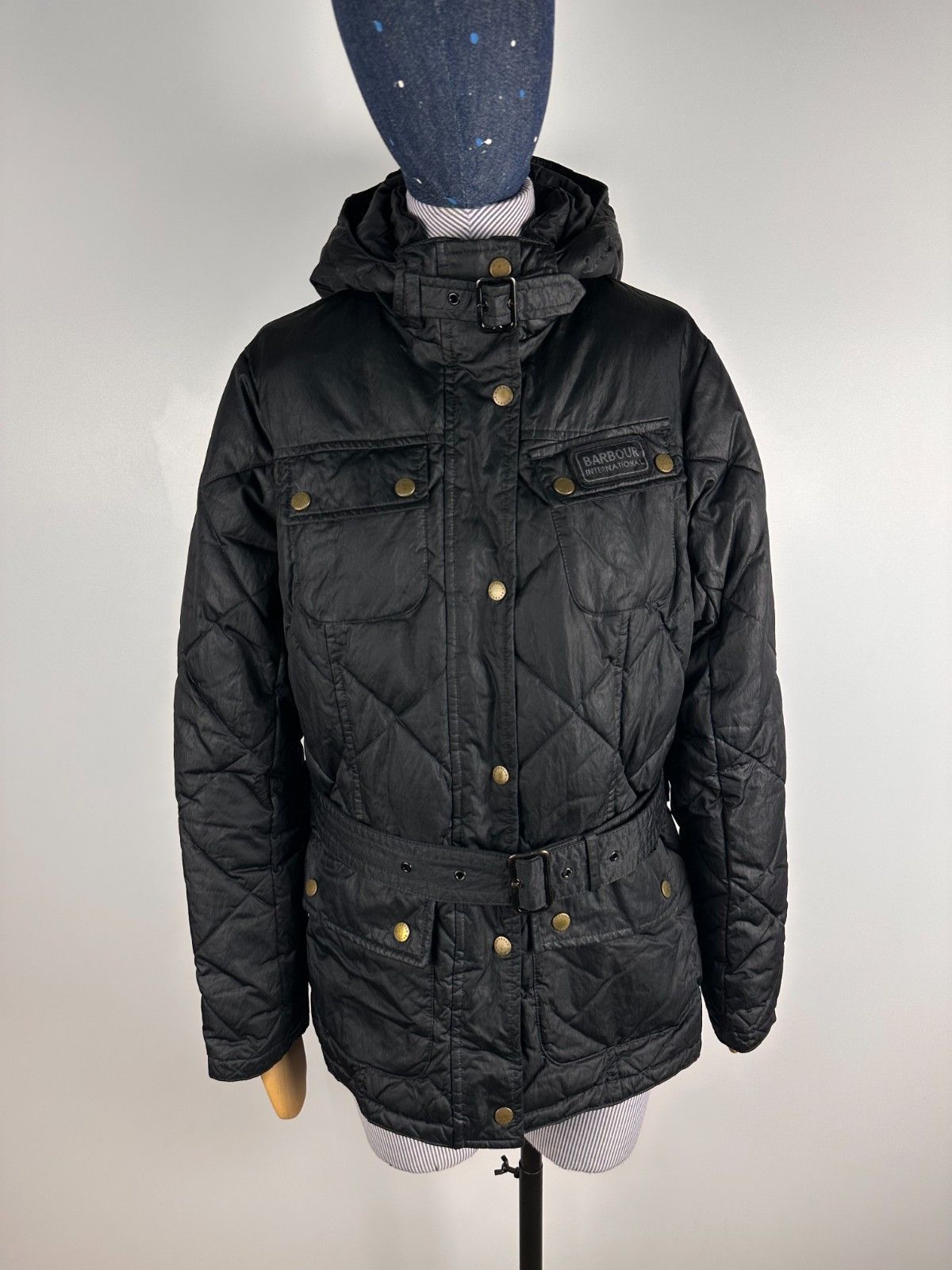 Barbour Barbour International Nation Down Jacket Black Size US10 Size L / US 10 / IT 46 - 1 Thumbnail