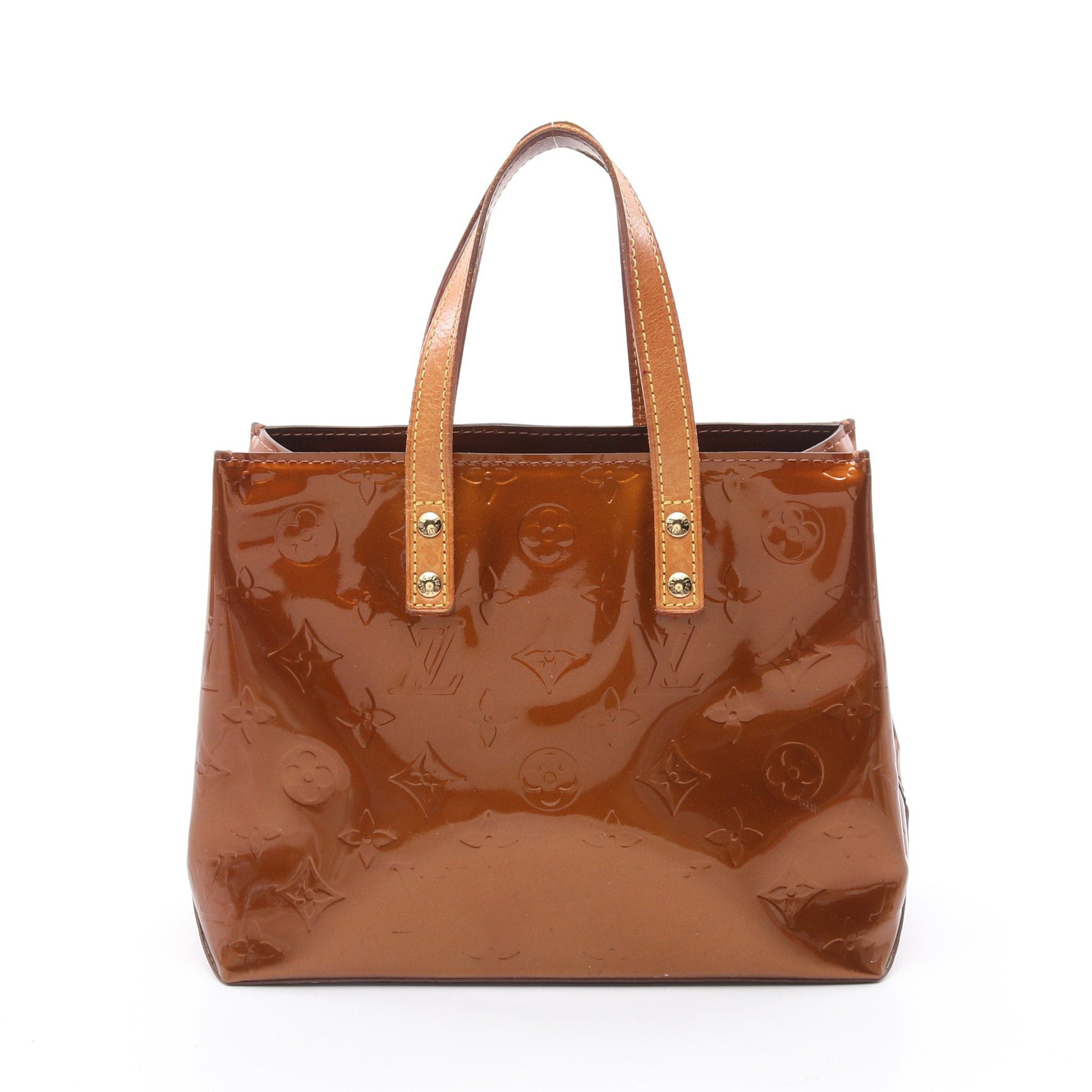 Louis Vuitton Louis Vuitton Lead Pm Monogram Vernis Handbag Leather Bronze Size ONE SIZE - 1 Thumbnail