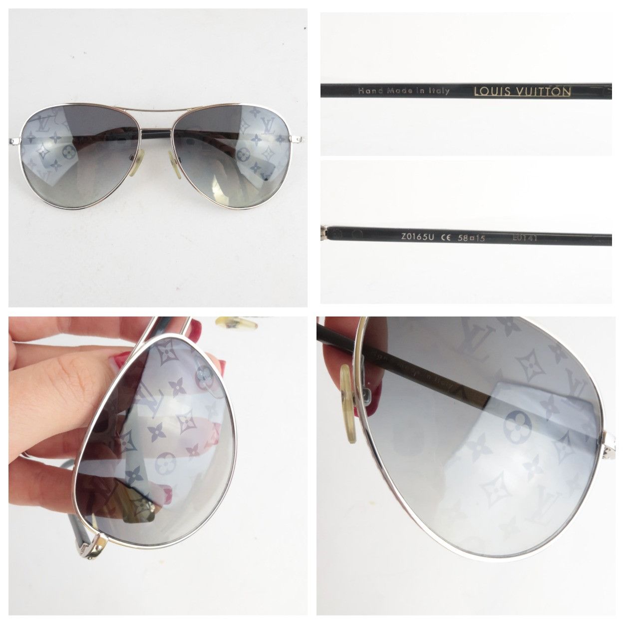 Louis Vuitton Louis Vuitton Silvertone Monogram Conspiration Pilote Size ONE SIZE - 11 Thumbnail