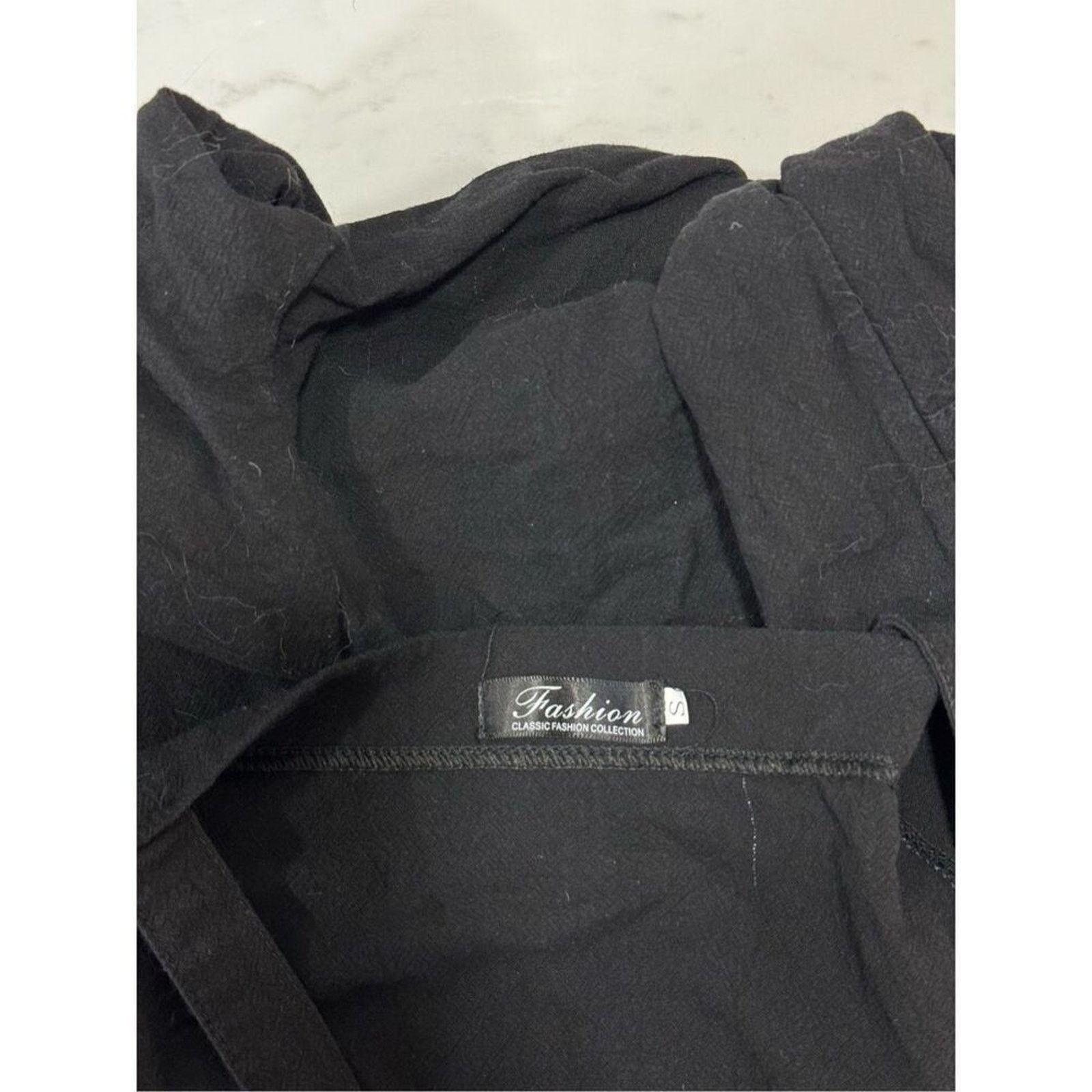 Other Baggy Oversized Linen-Feel Overalls with Pockets | Sz S Size 27" / US 4 / IT 40 - 8 Thumbnail