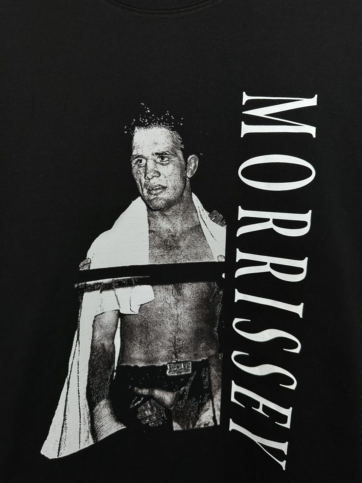 Morrissey × The Smiths Morrissey Band Boxer Long Sleeve Shirt Men Black L Tour tee Size US L / EU 52-54 / 3 - 5 Thumbnail