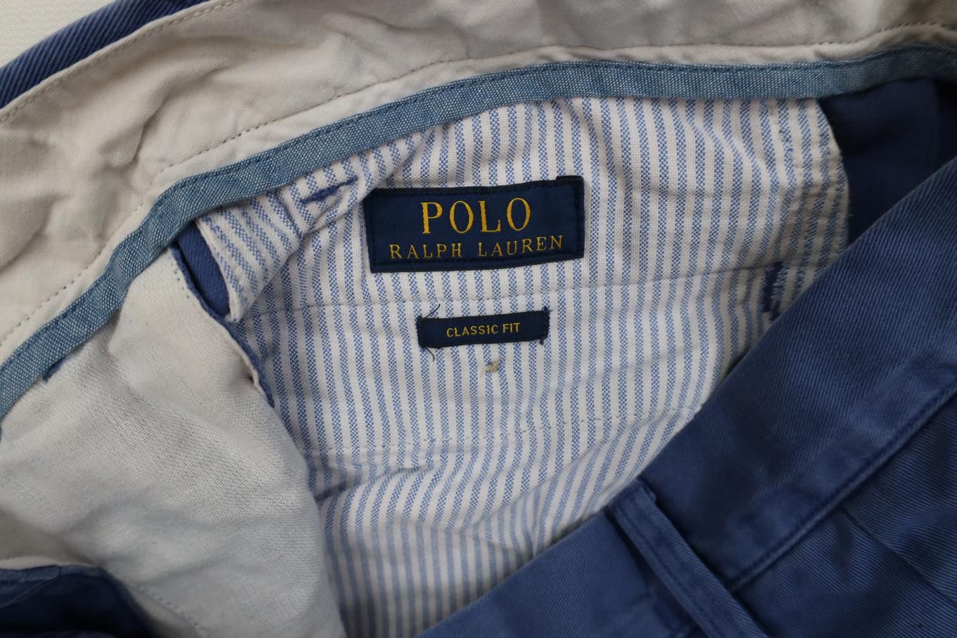 Polo Ralph Lauren Vintage Y2K Ralph Lauren Classic Fit Golf Chino Pants Blue Size US 32 / EU 48 - 8 Thumbnail