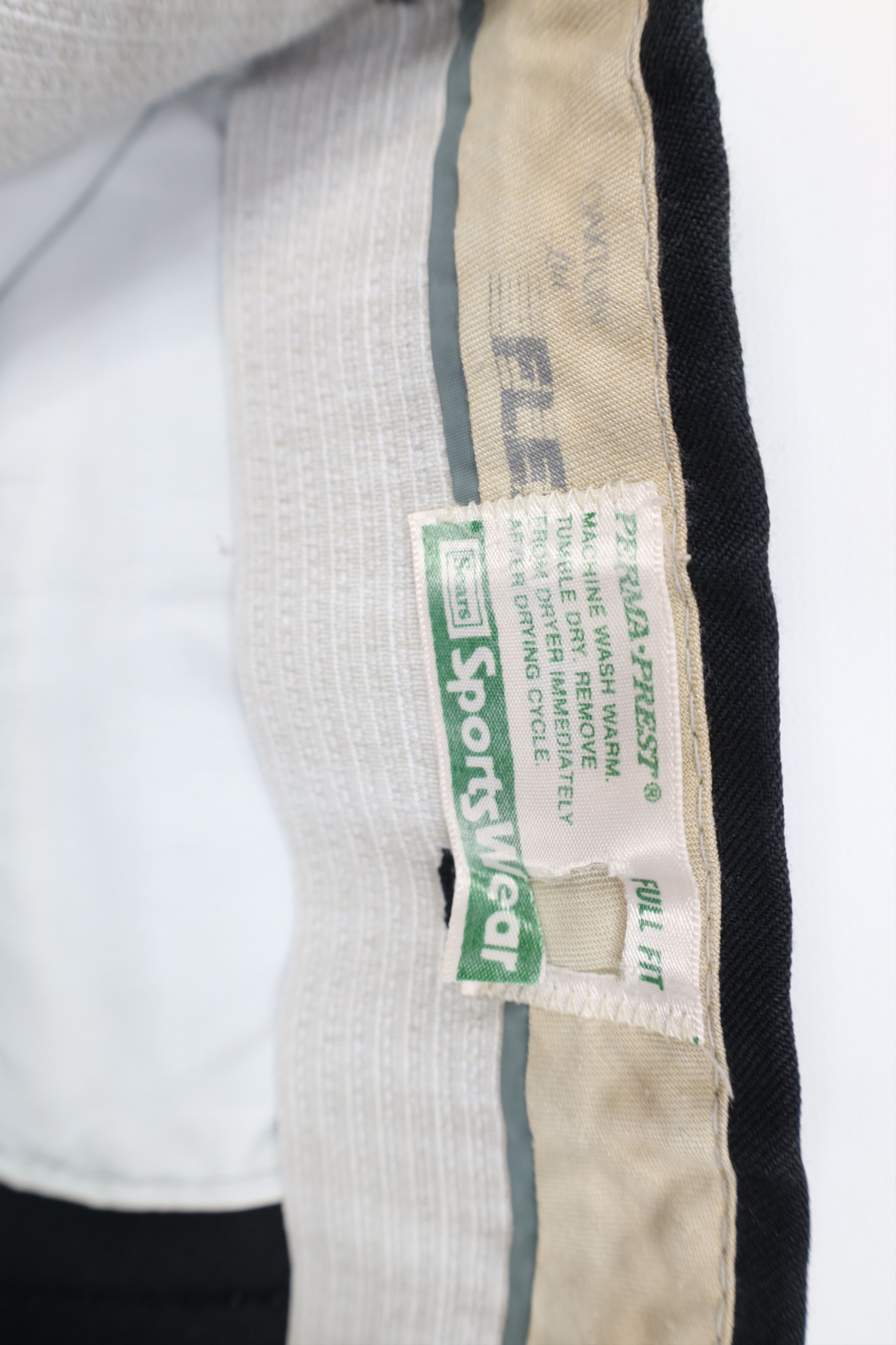 Vintage Vintage 70s Streetwear Knit Wide Leg Chino Pants Black USA Size US 34 / EU 50 - 7 Thumbnail
