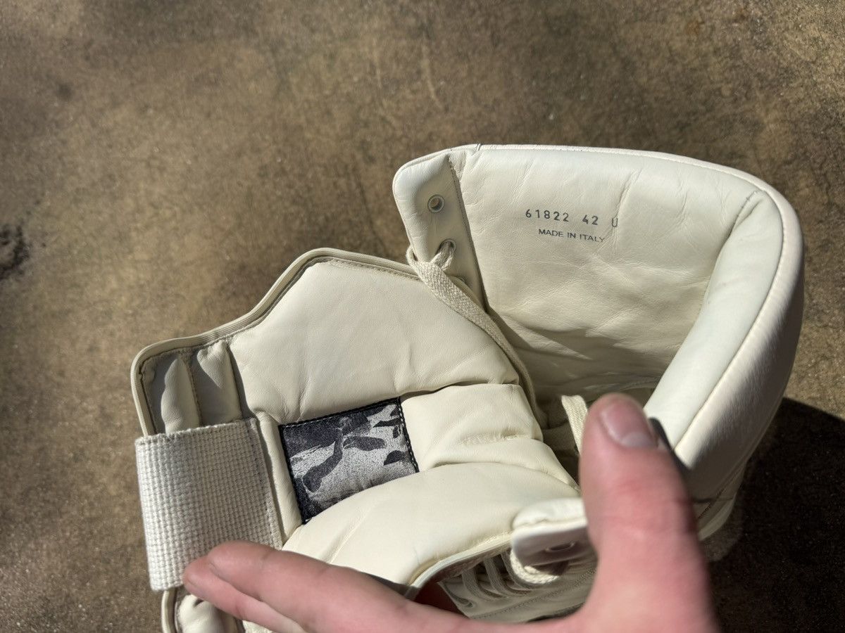 Rick Owens Rick Owens FW24 Porterville Mega Geobasket "Milk" LCO Size US 9 / EU 42 - 8 Thumbnail
