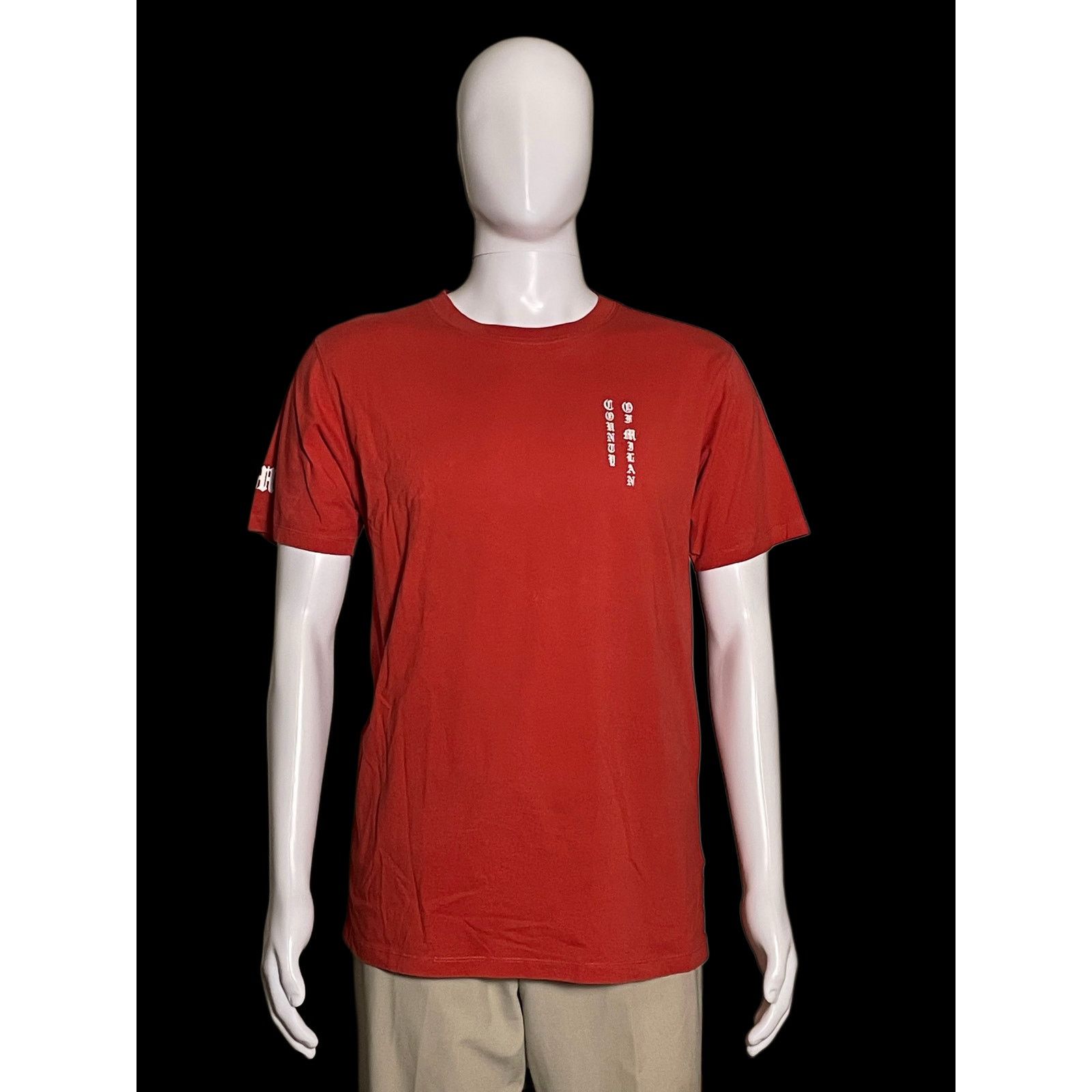 Marcelo Burlon Marcelo Burlon County of Milan Skull & Rose Red Graphic Tee Size US S / EU 44-46 / 1 - 1 Thumbnail