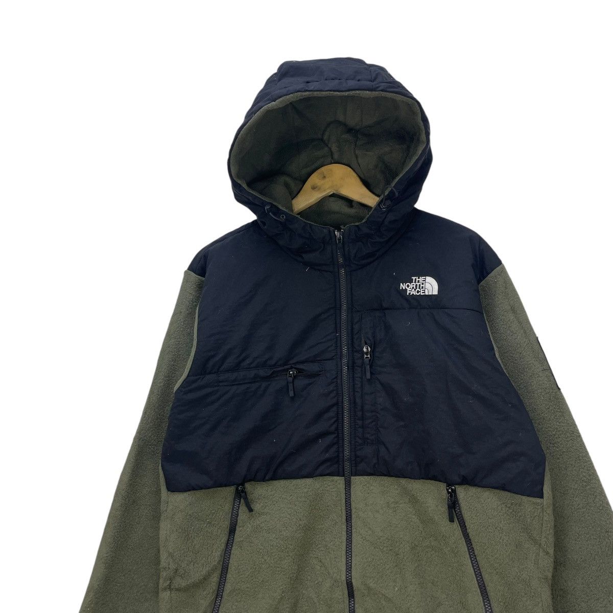 The North Face 💥Vintage The North Face Hybrid Two Tone Hooded Jacket Size US XL / EU 56 / 4 - 3 Thumbnail