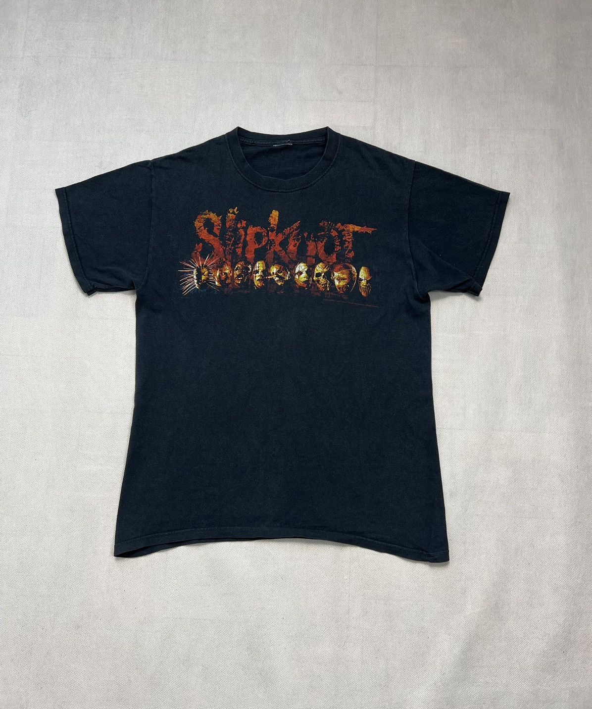 Band Tees × Slipknot × Vintage Tshirt Slipknot Vintage 90’s 00’s Metal Black Print Size US M / EU 48-50 / 2 - 2 Thumbnail