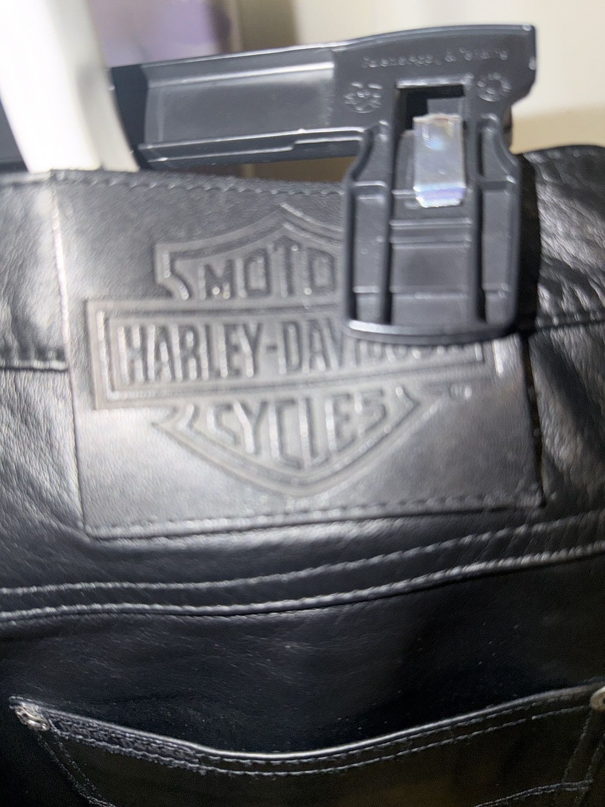 Harley Davidson Harley Davidson Leather Pants 10 Long Size 32" / US 10 / IT 46 - 7 Thumbnail