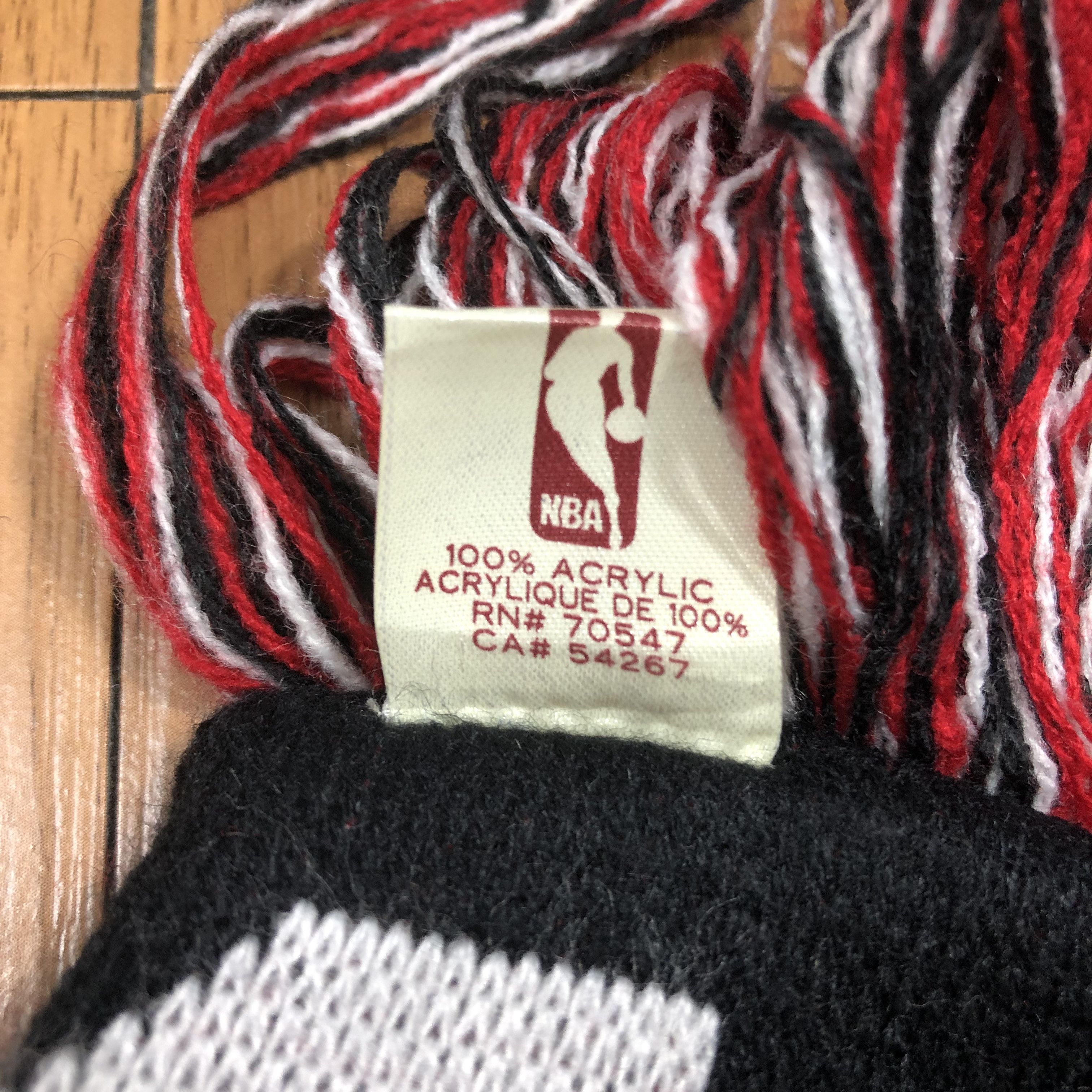 NBA × Vintage Vintage Chicago Bulls Scarf Muffler MF273 Size ONE SIZE - 6 Thumbnail